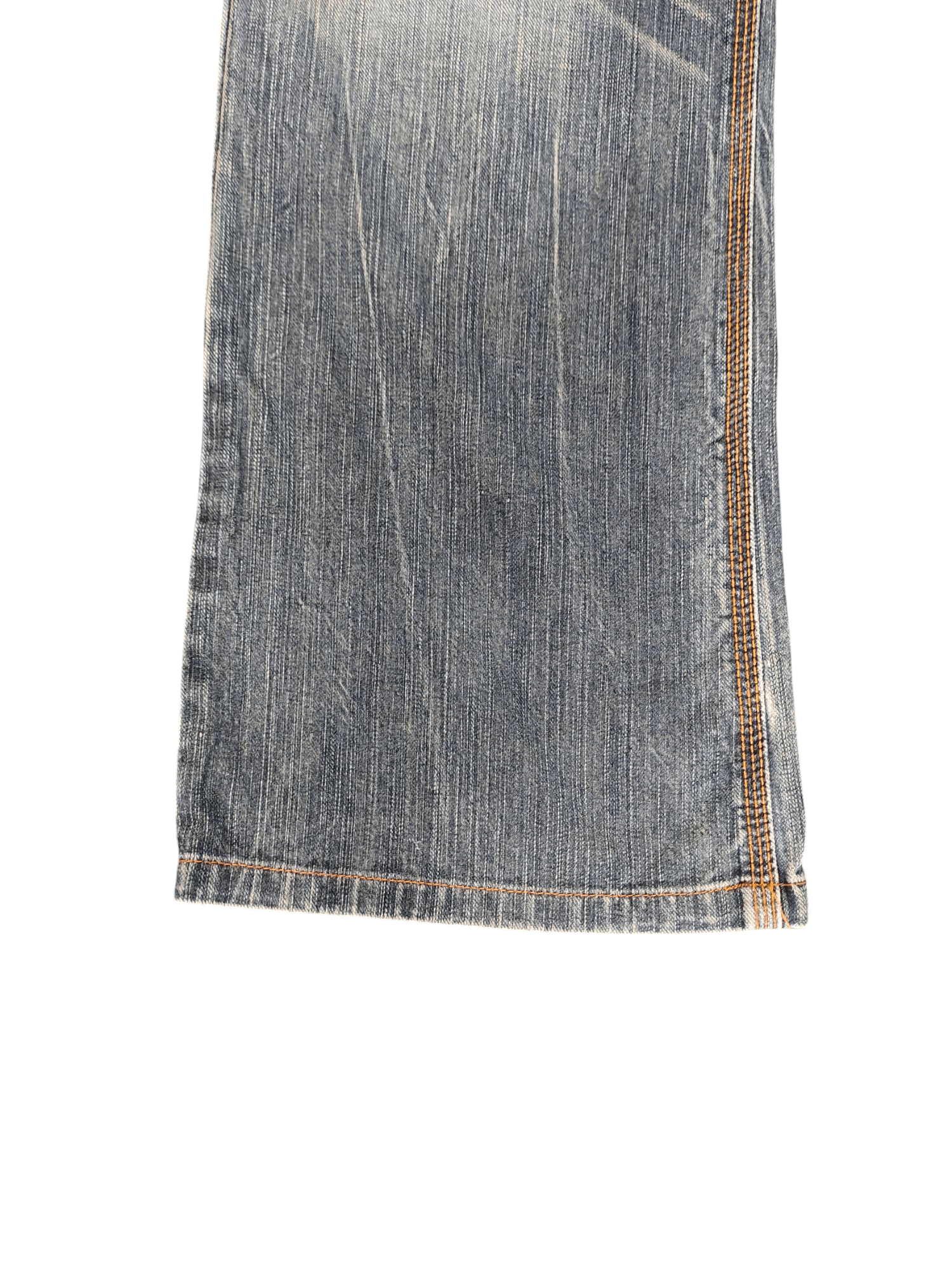 Kapital Vintage Edwin Buckle Back Distress Faded Clawmark Denim Jean Size US 36 / EU 52 - 8 Thumbnail