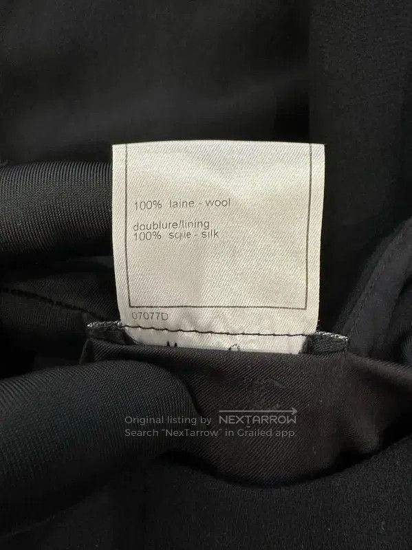Chanel Chanel Black Wool Midi Dress for Women . Size L / US 10 / IT 46 - 7 Thumbnail