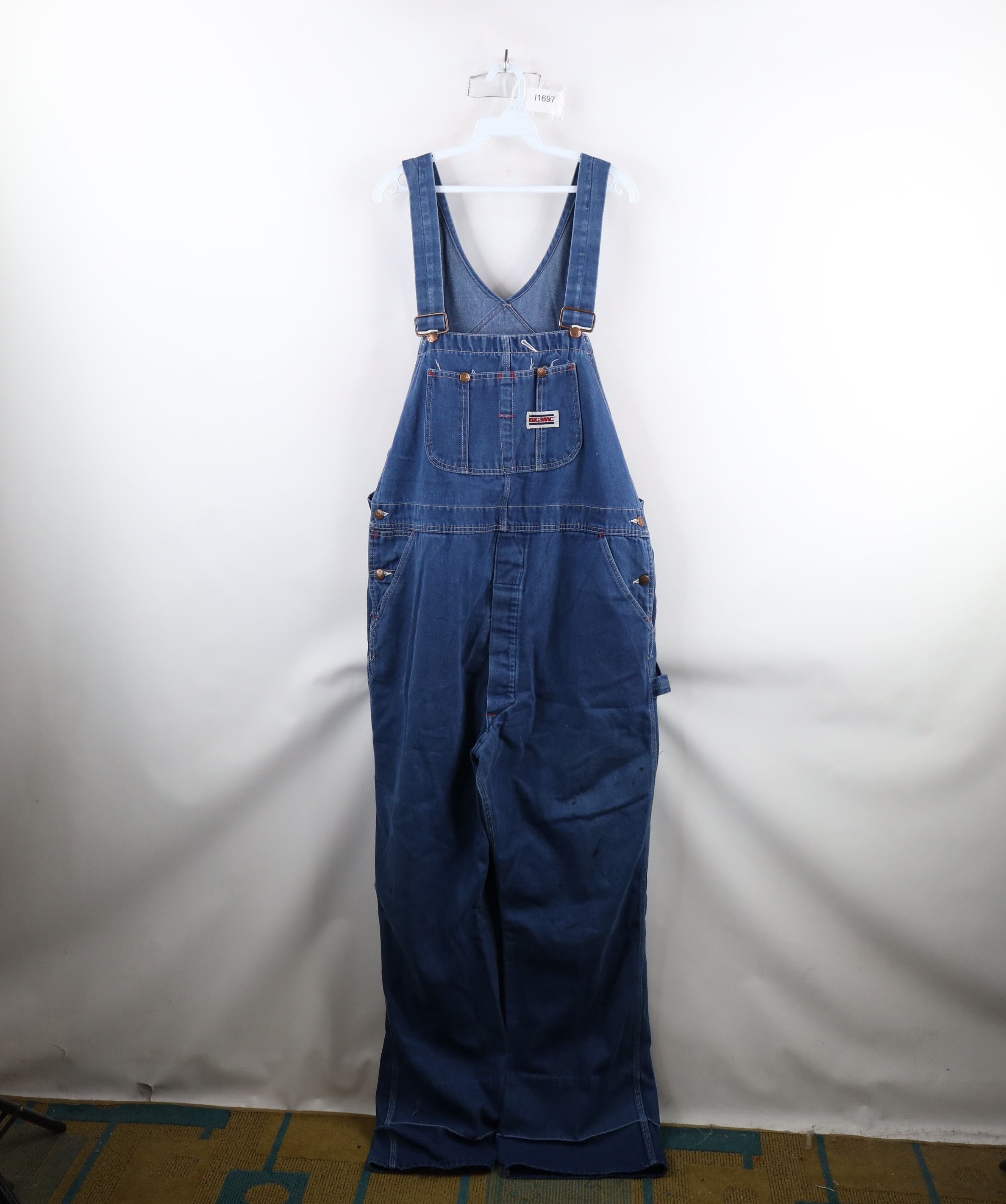 Carhartt × Vintage Vintage 90s Carhartt Painted Blue Denim