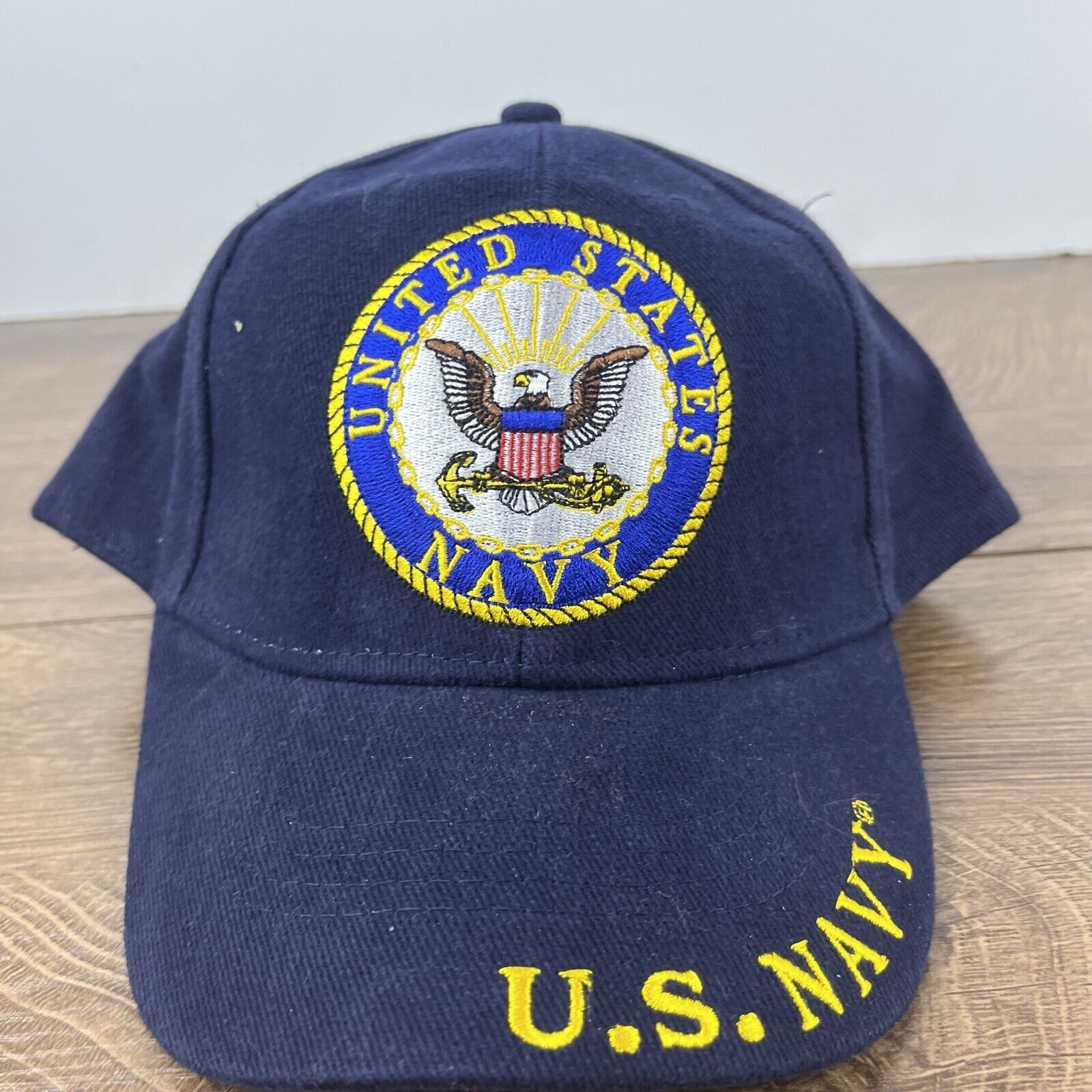 Other US Navy Hat United States Navy Hat Blue Cap Adjustable Blue Size ONE SIZE - 6 Thumbnail