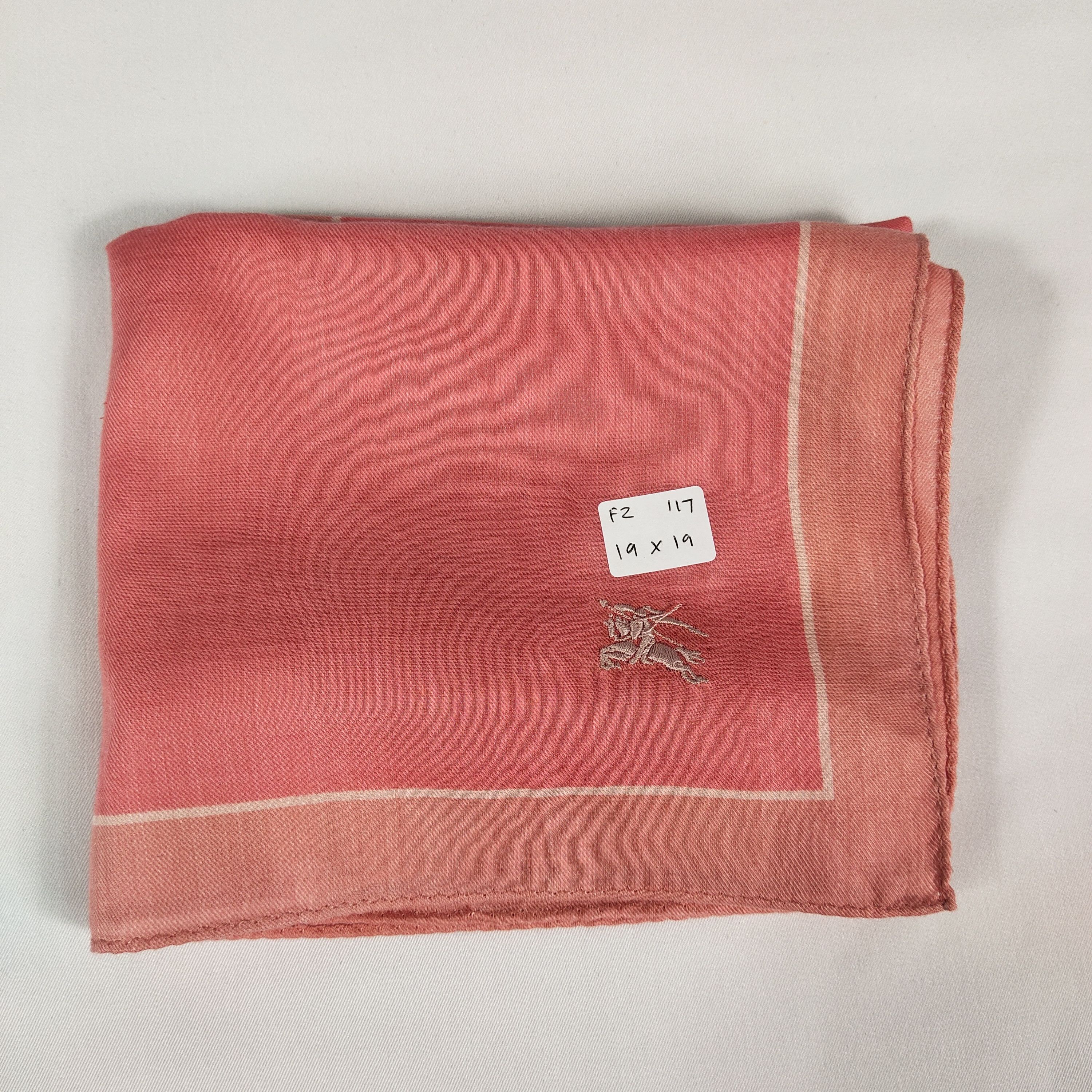 Burberry × Vintage Burberry Handkerchief / Neckerchief / Bandana FZ117 Size ONE SIZE - 2 Thumbnail
