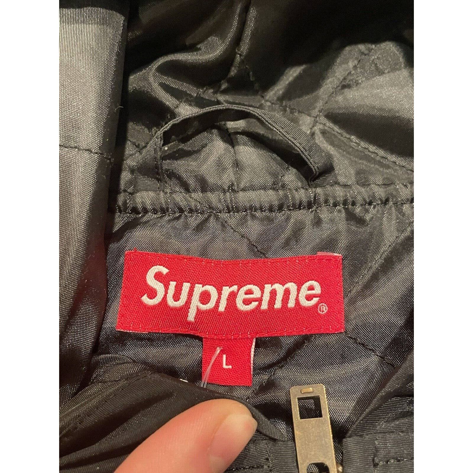 Supreme SUPREME Cheetah Print Jacket BLACK Size Large Windbreaker Size US L / EU 52-54 / 3 - 3 Thumbnail