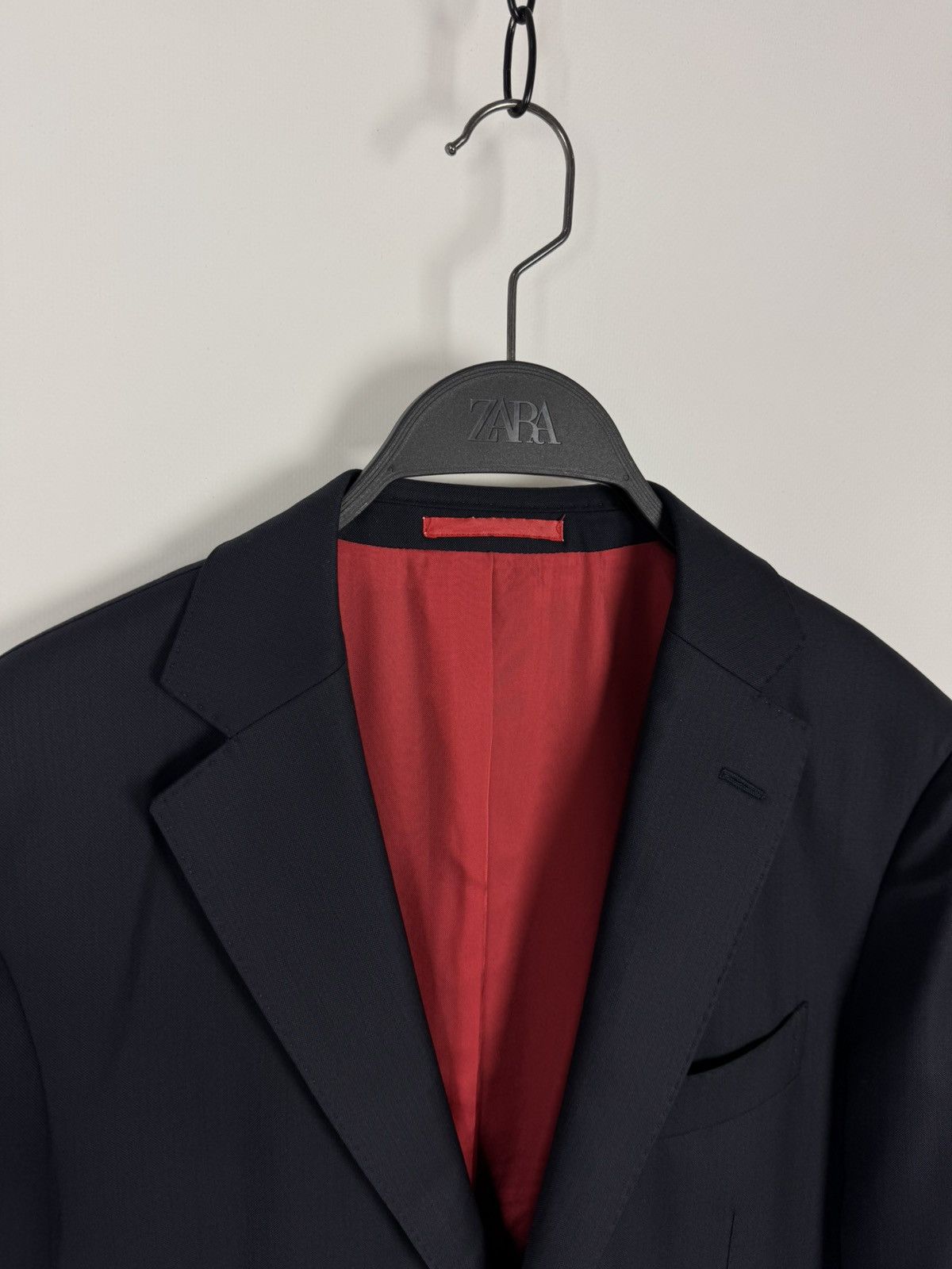 Suitsupply Suitsupply Sienna Wool Blue Men’s Blazer Jacket Size 46S - 4 Thumbnail