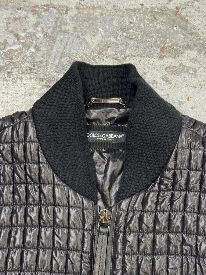 Dolce & Gabbana 2000s Dolce & Gabbana Black Quilted Nylon Jacket Size US M / EU 48-50 / 2 - 6 Thumbnail