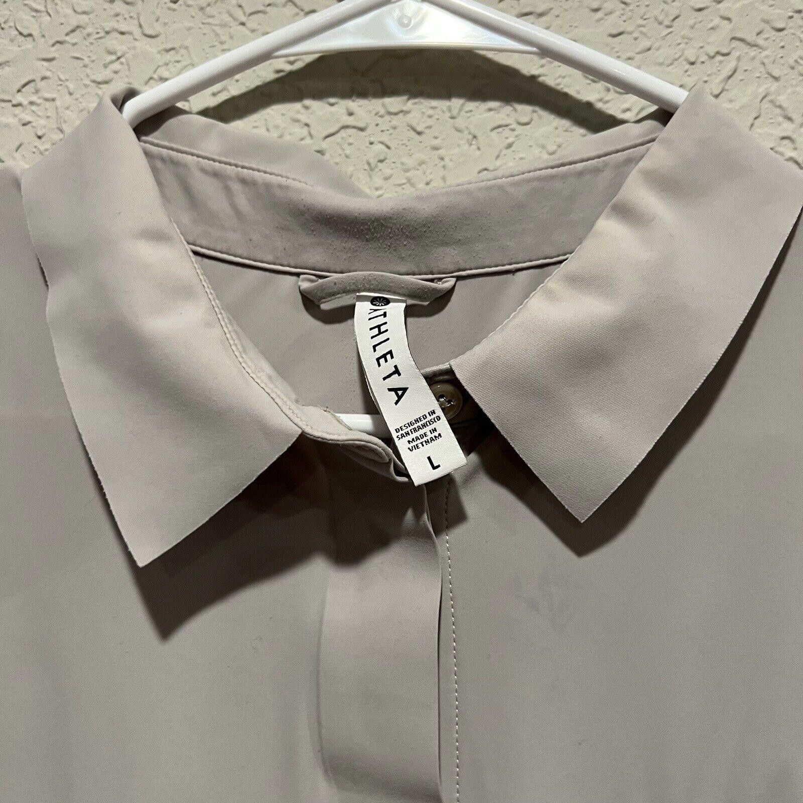 Designer Athleta SOLD OUT Urbanite Button Down Shirt Size Large Size L / US 10 / IT 46 - 4 Thumbnail