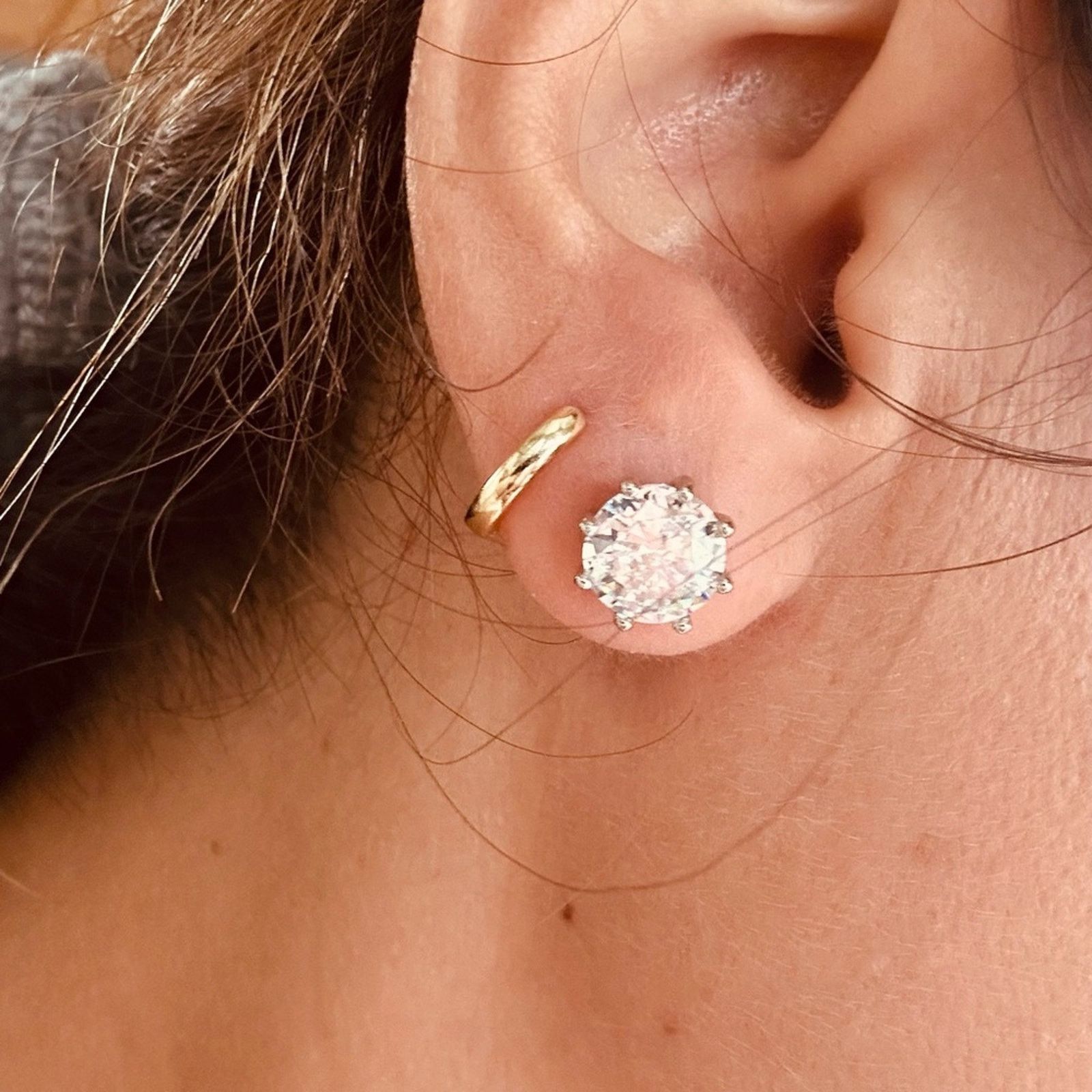 Other Diamond Gorgeous CZ Stud Earrings for Women Size ONE SIZE - 8 Thumbnail