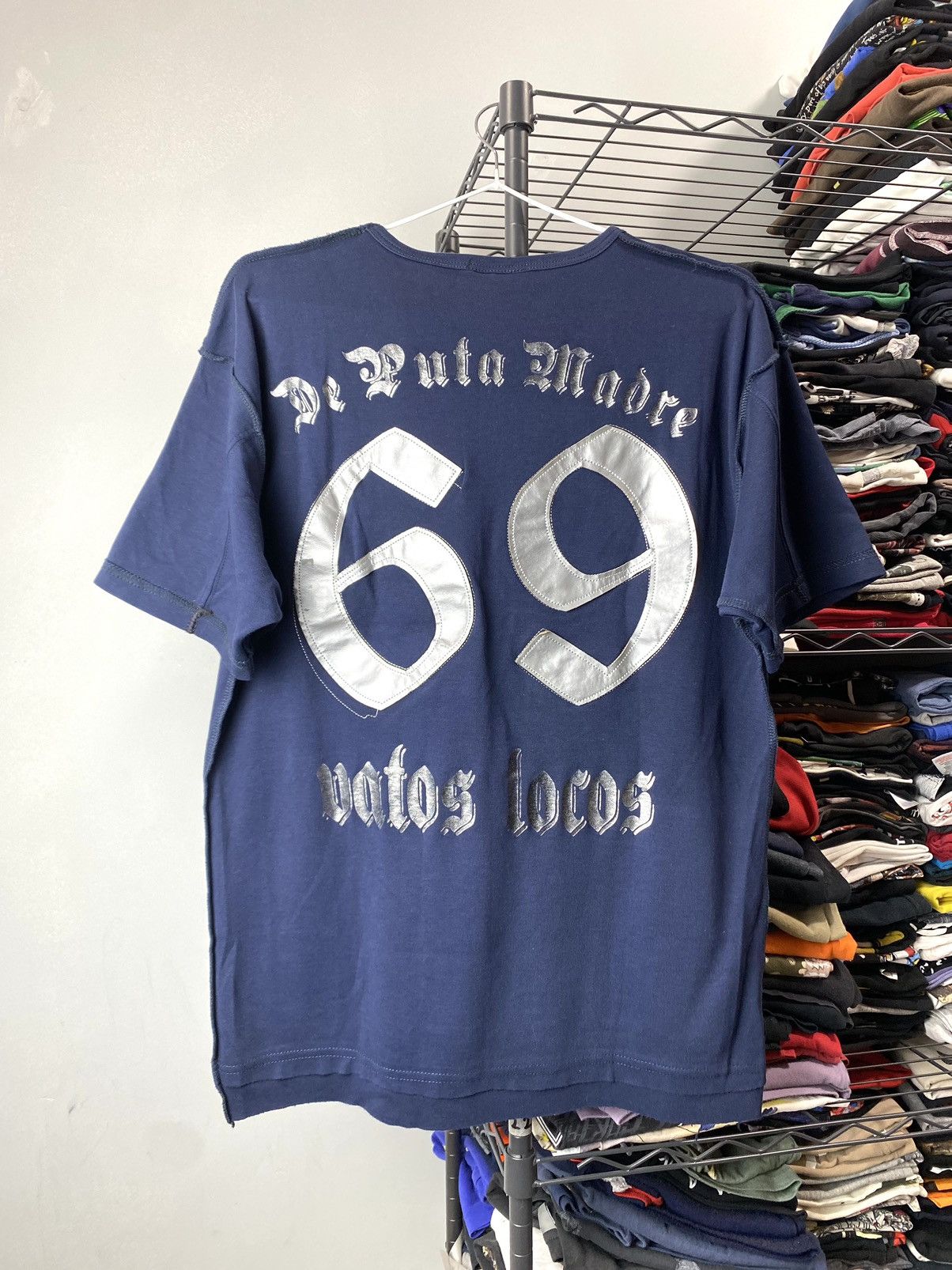 Christian Audigier Rare Y2K De Puta Madre 69 Porn Star T Shirt Hook Ups Size US L / EU 52-54 / 3 - 1 Thumbnail
