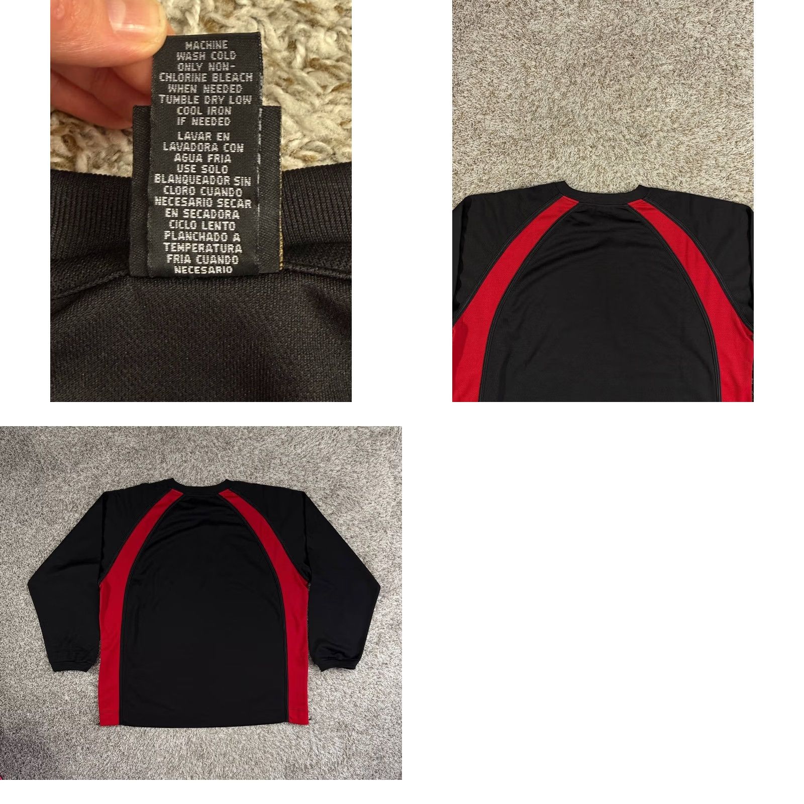 Vintage VINTAGE Shaquille O'neal Pullover Sweatshirt Men 2XL Black Red Logo Side Zip-up Crew Neck Size US XXL / EU 58 / 5 - 9 Thumbnail
