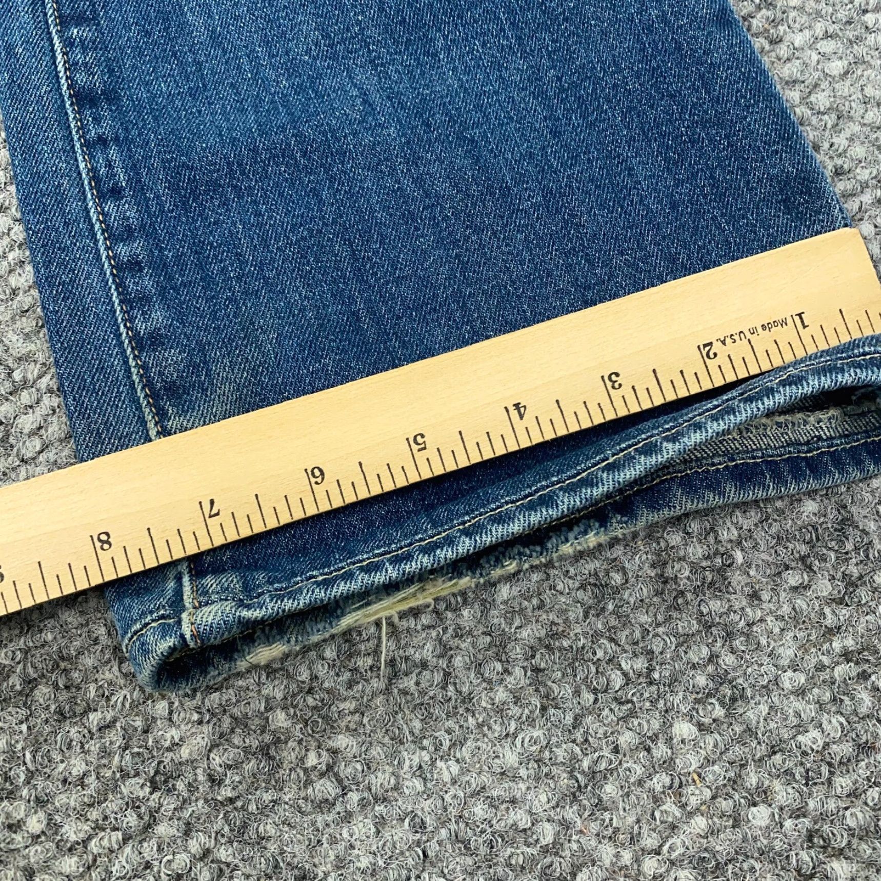 7 For All Mankind 7 For All Mankind Jeans Womens Size 29 Blue Low-Rise Bootcut Faded Size 30" / US 8 / IT 44 - 6 Thumbnail