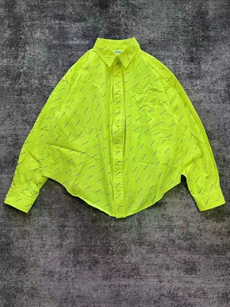 Balenciaga Balenciaga size 34 Barrage logo silhouette shirt Size M / US 6-8 / IT 42-44 - 1 Thumbnail