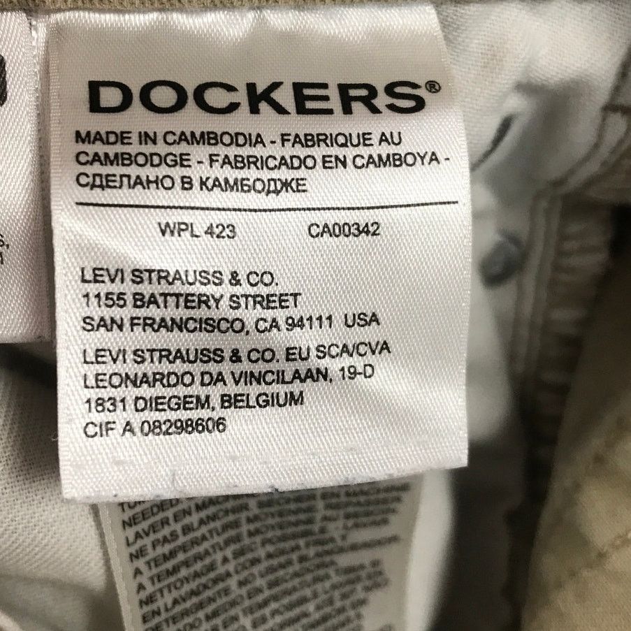 Levi's Levi Dockers Straight Fit Men Jeans 36" X 43" Size US 36 / EU 52 - 5 Thumbnail