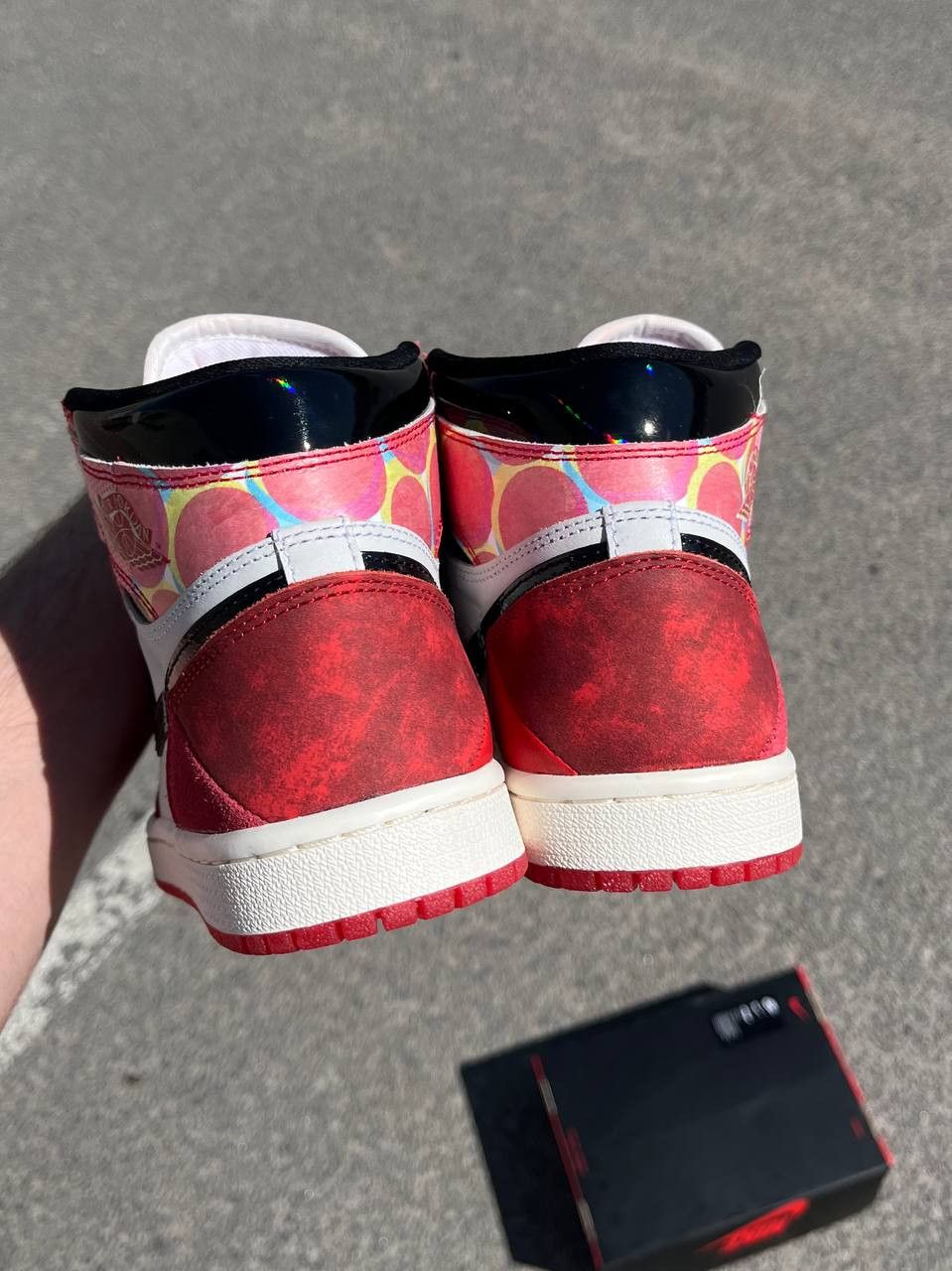 Jordan Brand Air Jordan 1 OG Across Spider Verse New Chapter DV1748-601 Size US 4.5 / IT 34.5 - 9 Thumbnail