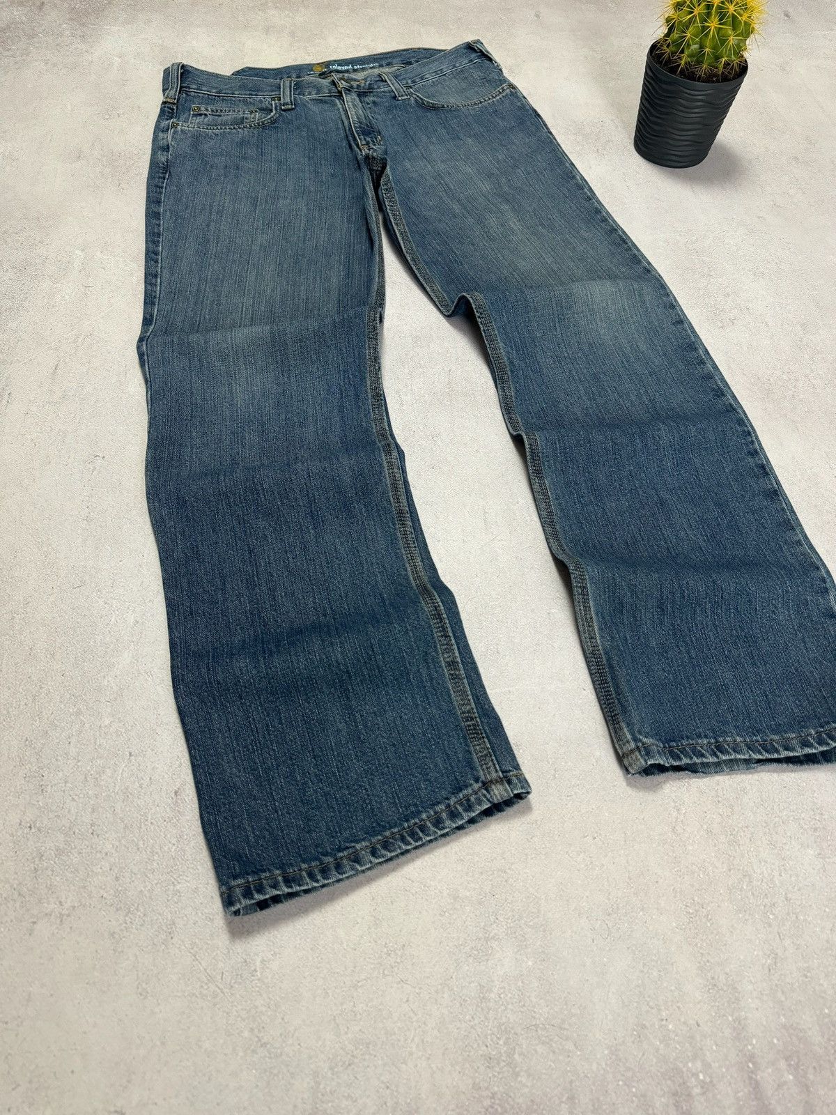 Carhartt × Vintage Vintage Carhartt Straight Jeans Denim Pants Y2K 90s Size US 32 / EU 48 - 6 Thumbnail