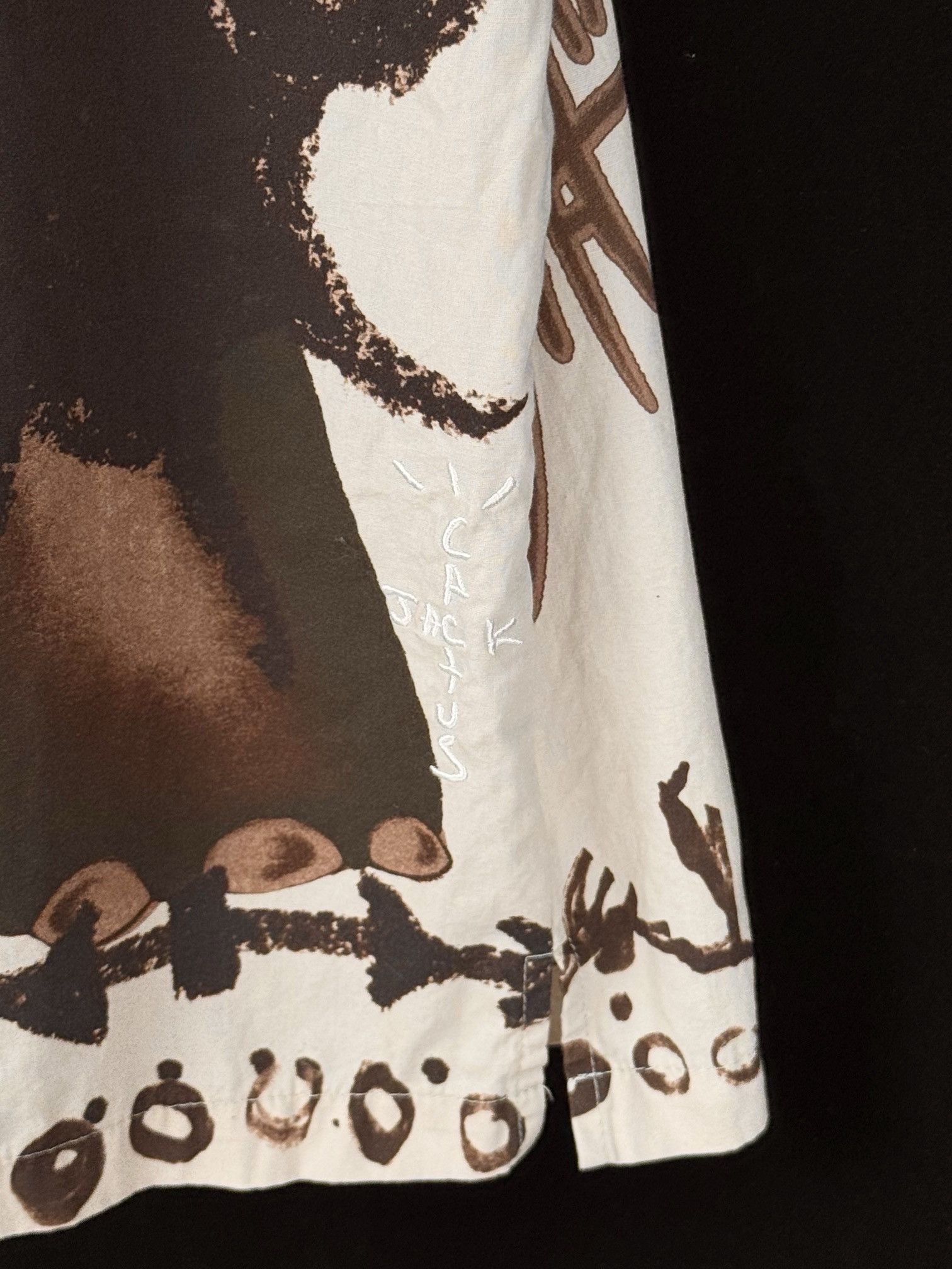 Travis Scott Cactus Jack by Travis Scott Painter's Button Up Shirt Size US XXL / EU 58 / 5 - 7 Thumbnail