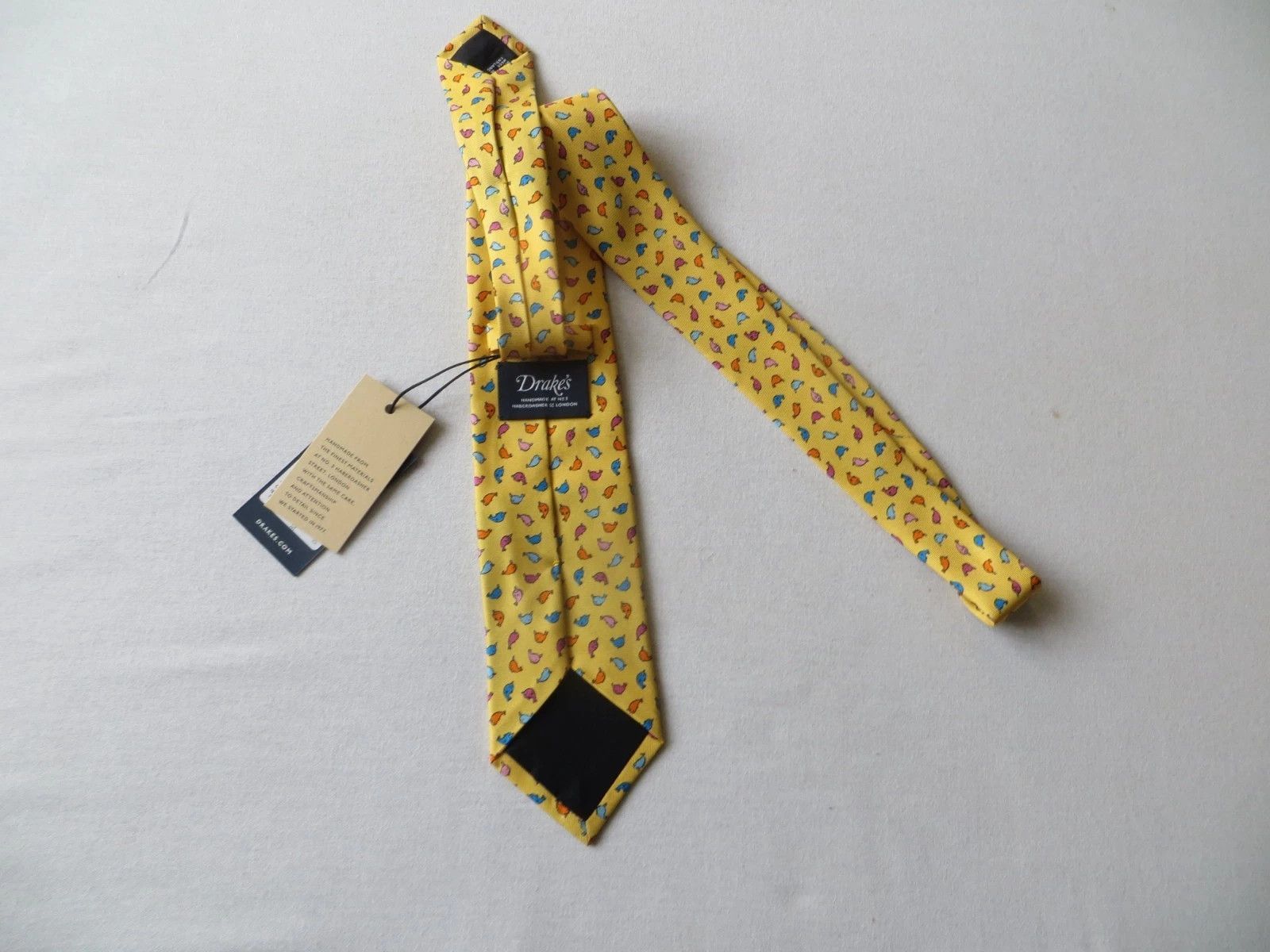Drake's DRAKE'S 100% SILK PRINTED HAND MADE NEW WITH TAG Size ONE SIZE - 4 Thumbnail