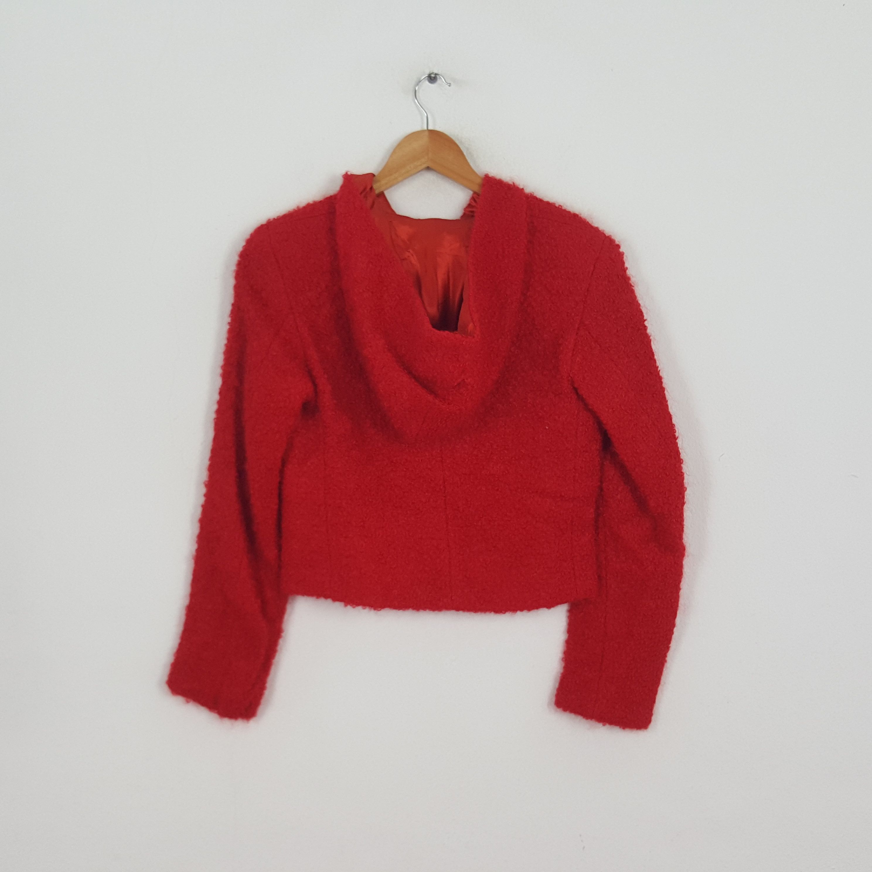 Vintage × agnes b. Vintage Agnes B. Fashion Designer Fleece Hoodie Jacket Size XS / US 0-2 / IT 36-38 - 3 Thumbnail
