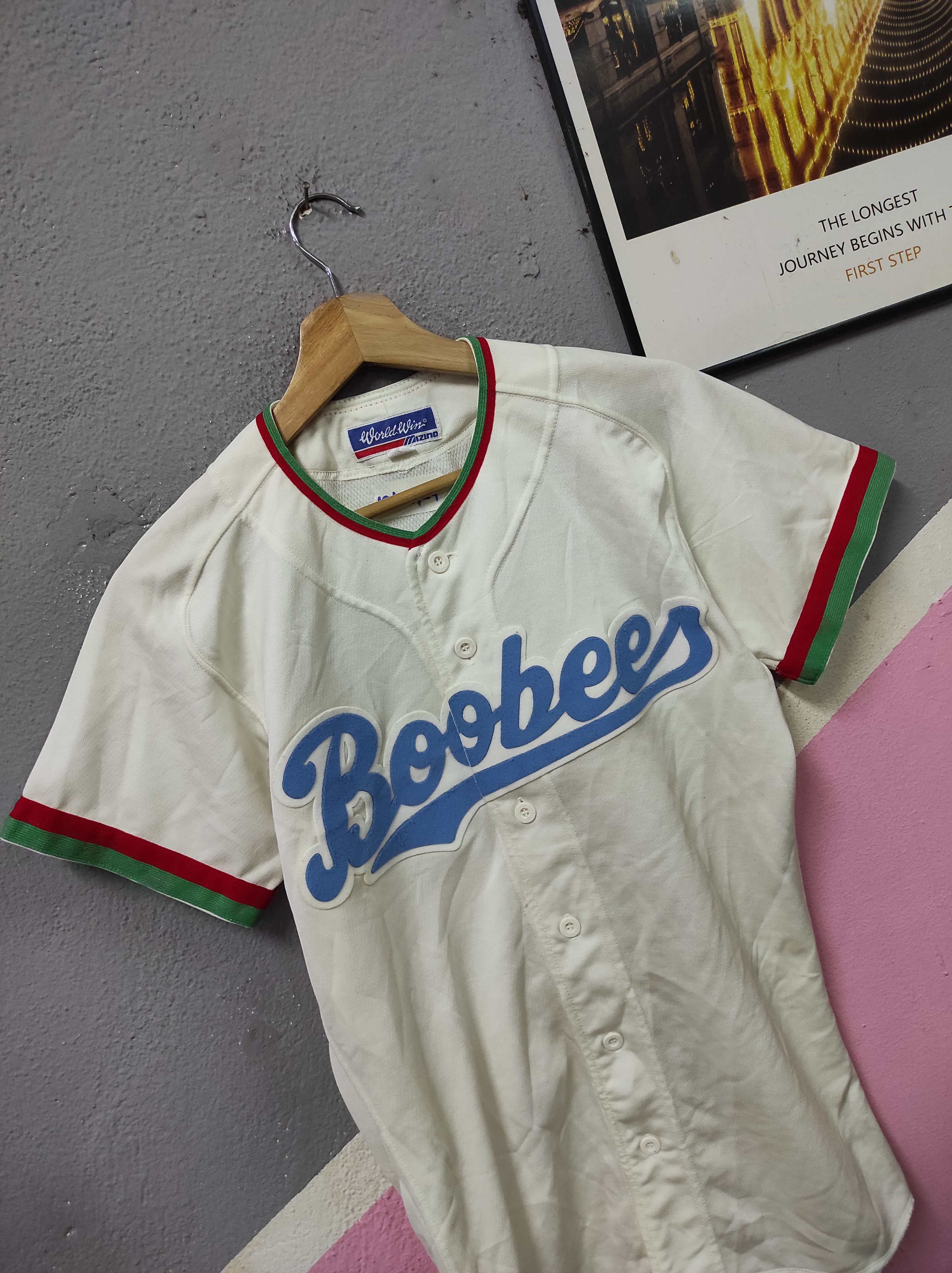 Mizuno × Vintage MIZUNO WORLD WIN BOOBEES JERSEY Size US M / EU 48-50 / 2 - 2 Thumbnail