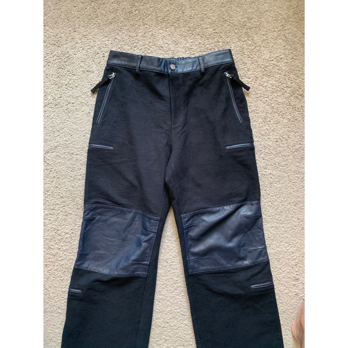 Helmut Lang HELMUT LANG LEATHER FLIGHT PANTS Size US 32 / EU 48 - 2 Thumbnail
