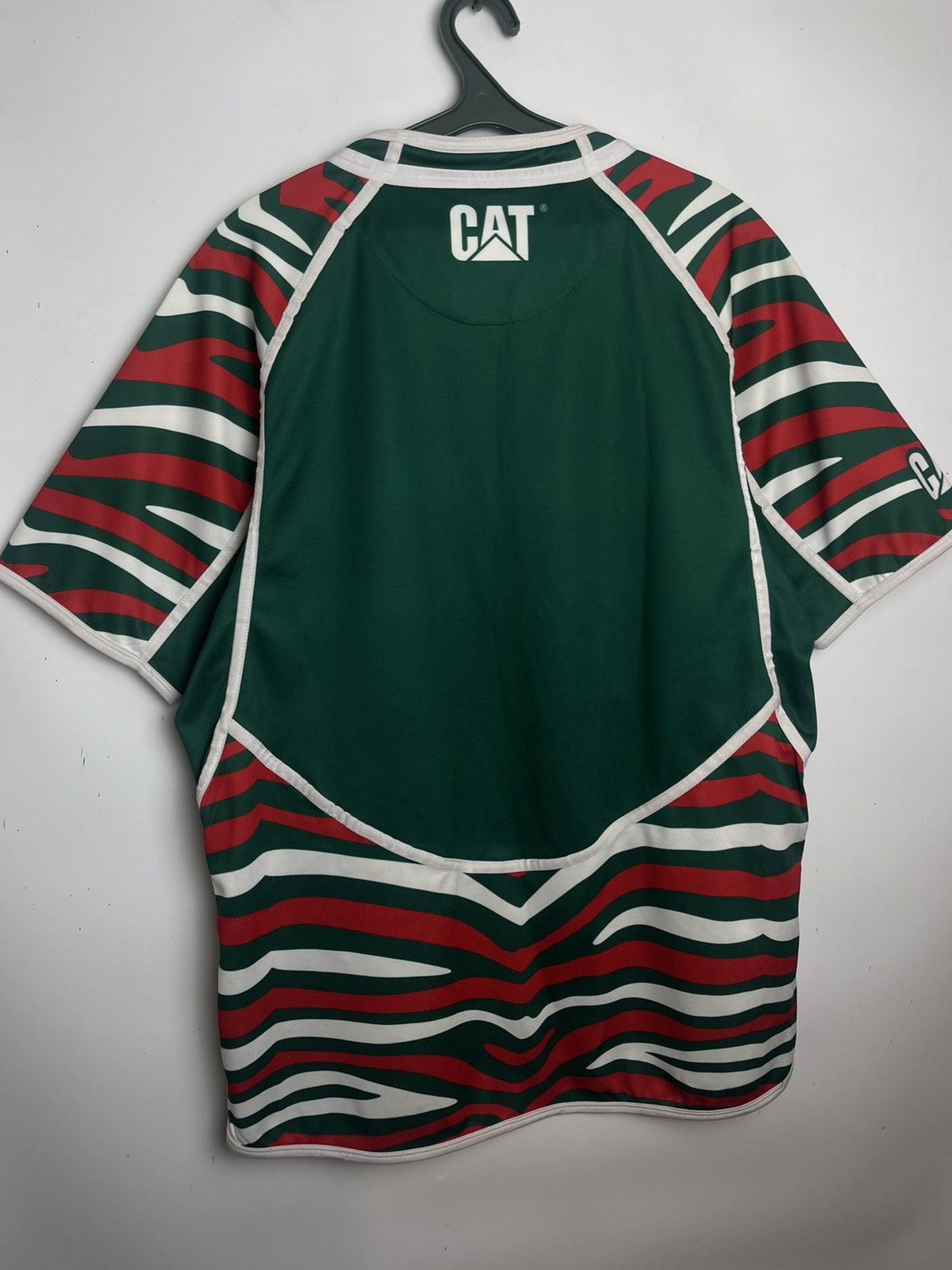 Canterbury of New Zealand × Vintage Canterbury Leicester Tigers Caterpillar Rugby Shirt Rugby Size US XL / EU 56 / 4 - 9 Thumbnail