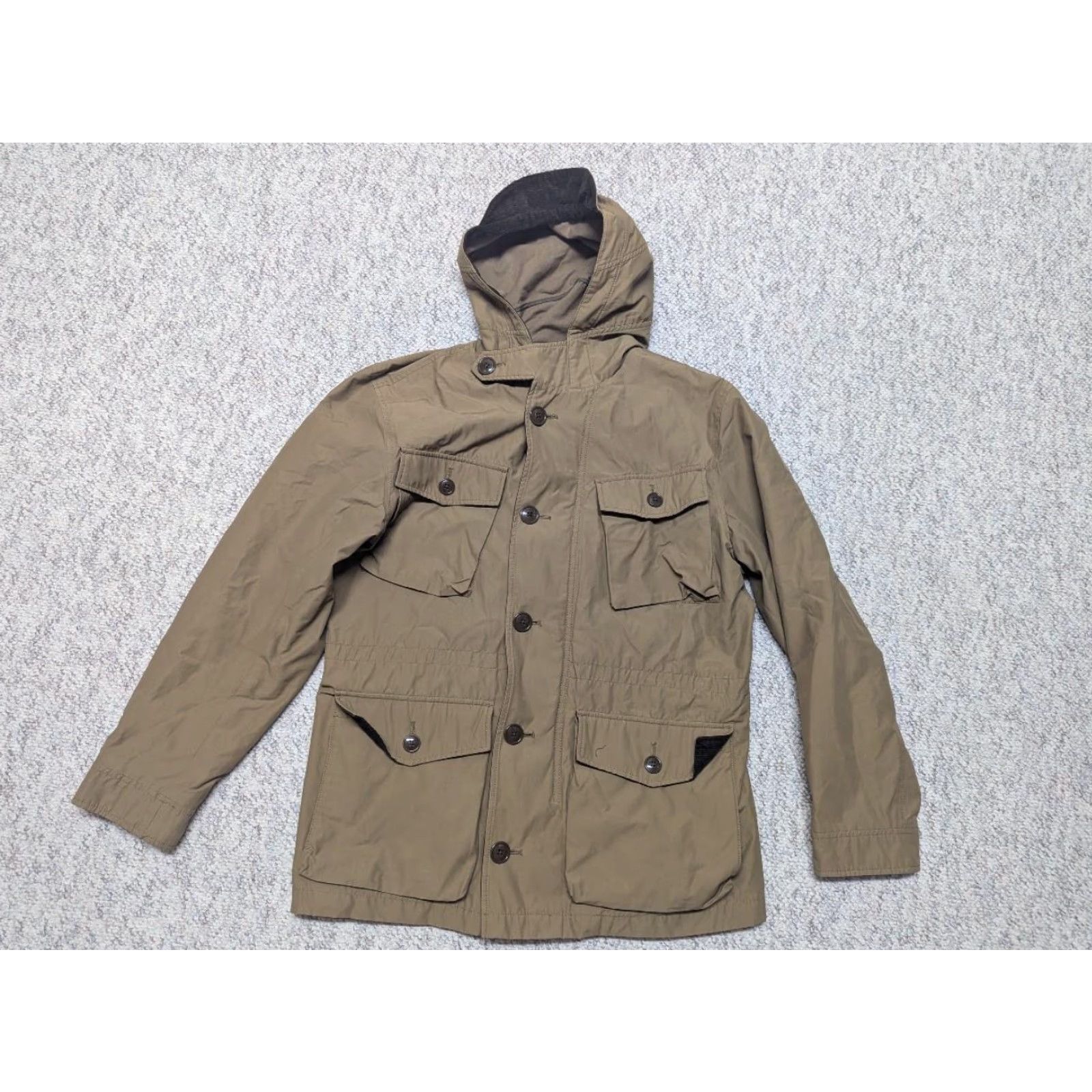 Wallace & Barnes Wallace & Barnes lightweight utility parka M nylon/cotton AA146 coat jacket Mens Regular M Brown Golden nylon/cotton parka coat Size US M / EU 48-50 / 2 - 3 Thumbnail