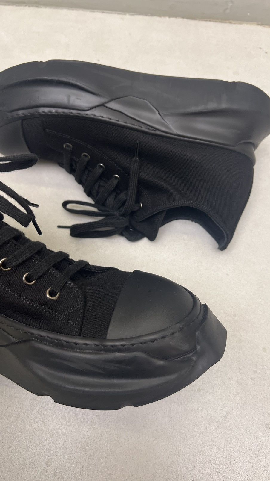 Rick Owens Rick owens drkshdw abstract low top sneaker ramones sz43 Size US 10 / EU 43 - 8 Thumbnail