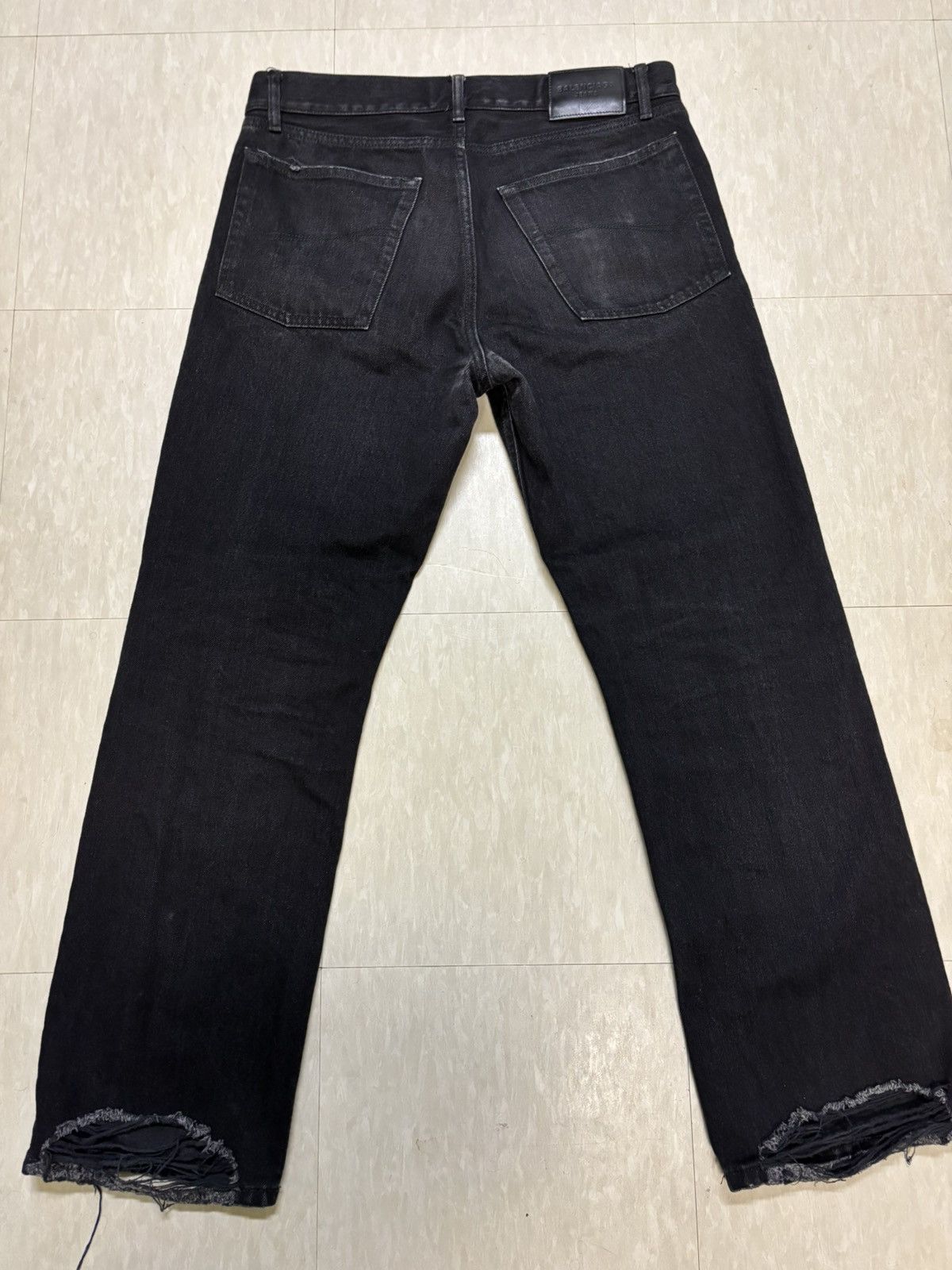 Balenciaga Balenciaga FW22 Rubber heel bite jeans Size US 32 / EU 48 - 2 Thumbnail