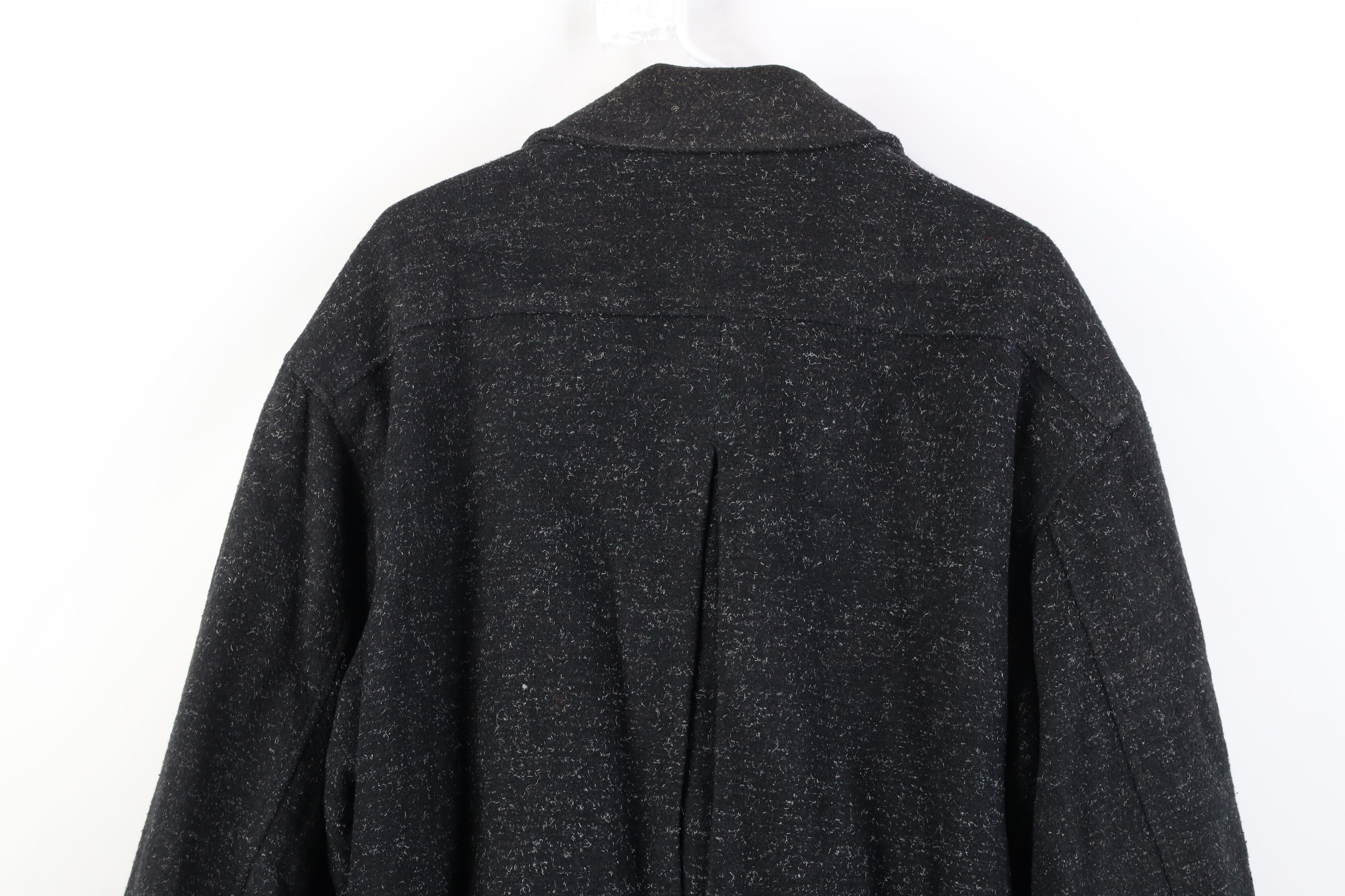 Vintage Vintage 90s Streetwear Wool Bomber Jacket Atomic Fleck Size US XXL / EU 58 / 5 - 15 Thumbnail
