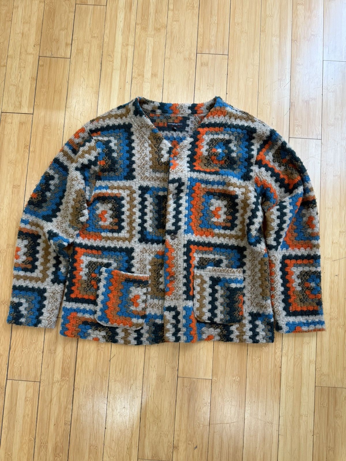 Engineered Garments Engineered garments crochet cardigan Size US M / EU 48-50 / 2 - 1 Thumbnail