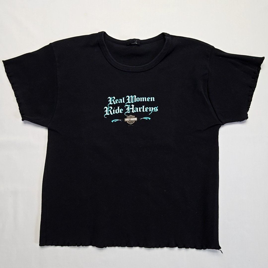 Harley Davidson Vintage Harley Davidson Shirt Pikes Peak Womens S Black Tee Size S / US 4 / IT 40 - 1 Thumbnail
