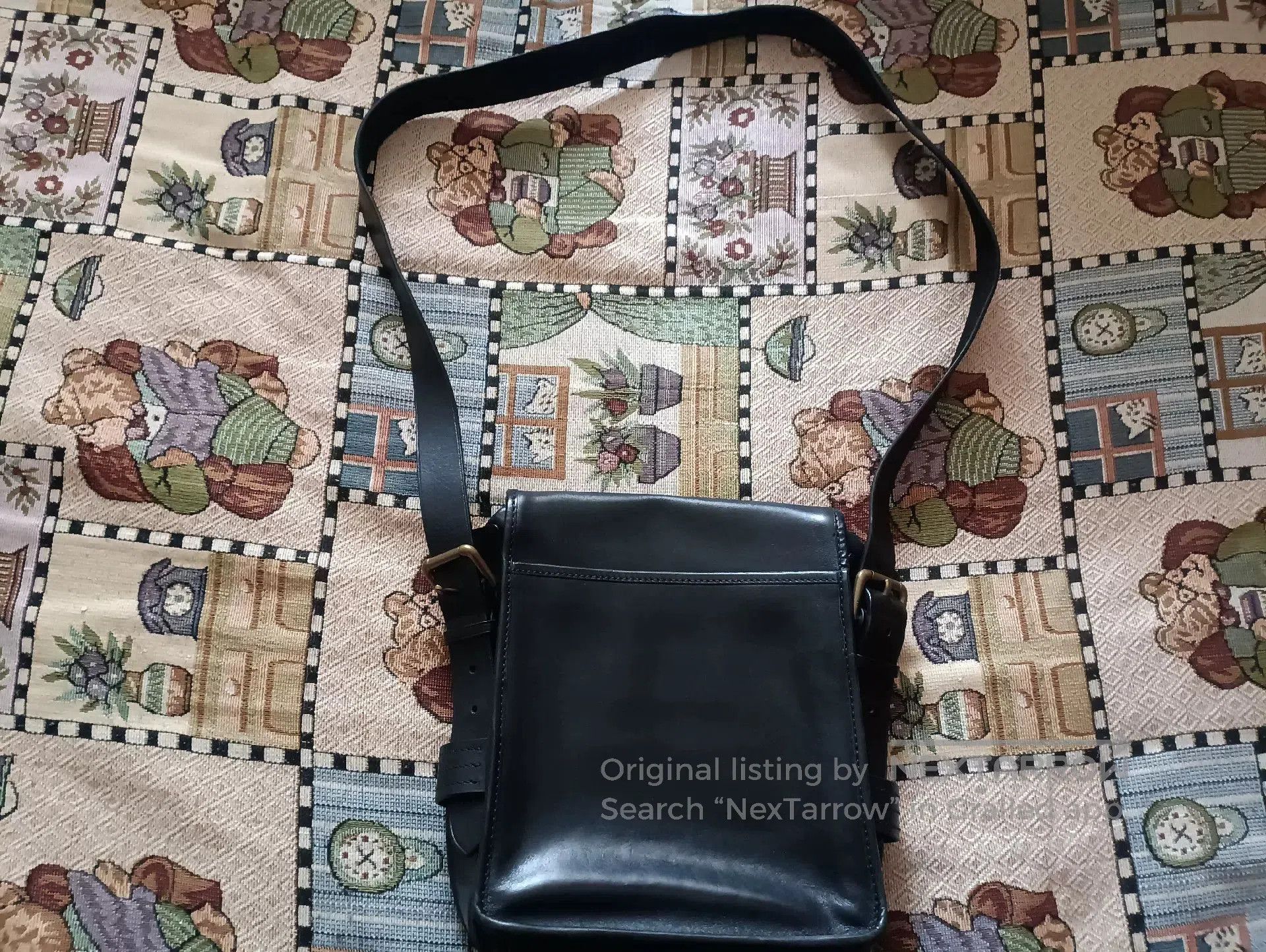 Polo Ralph Lauren Ralph Lauren Black Leather Commuter Bag. Size ONE SIZE - 3 Thumbnail