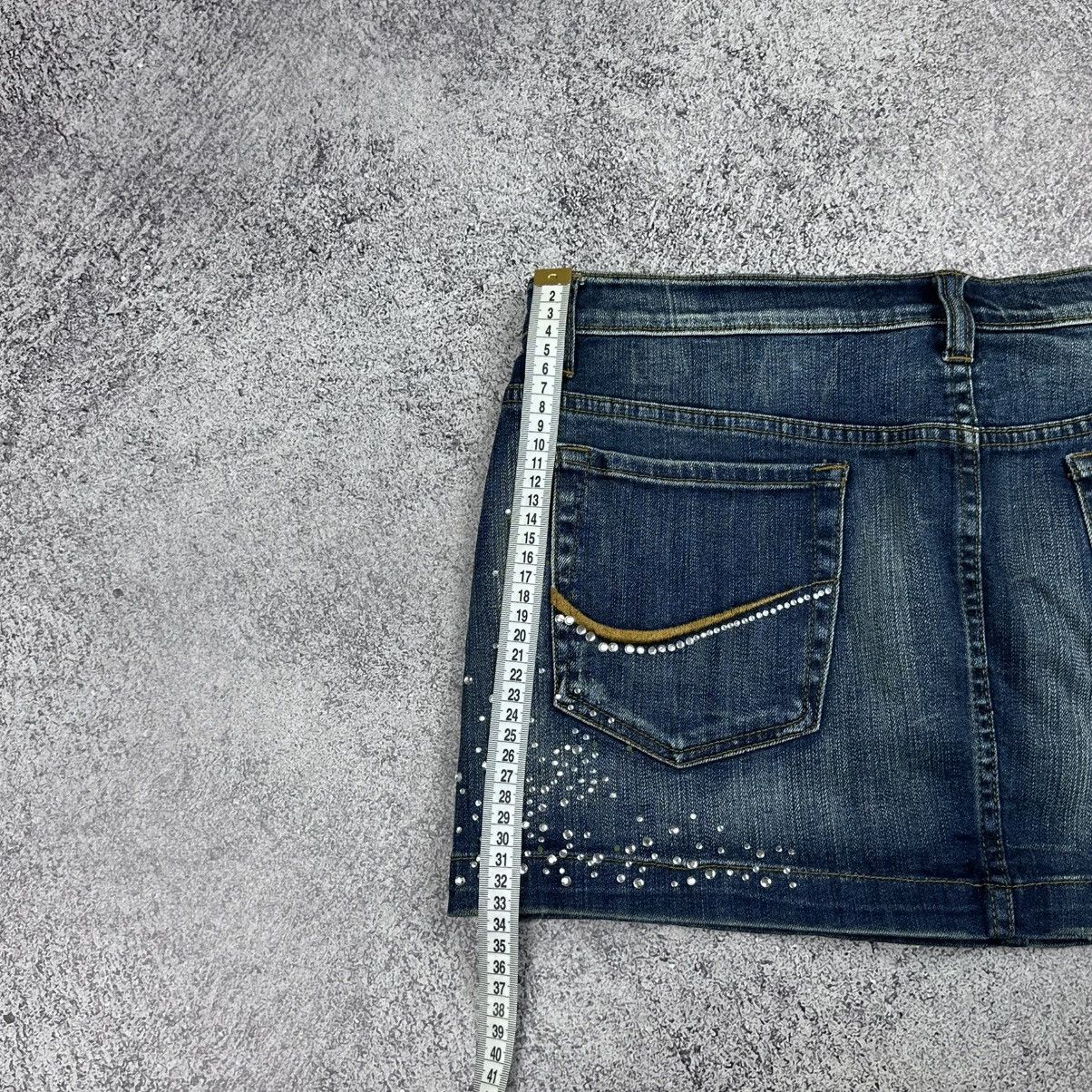 Diesel Diesel Vintage Mini Skirt Blue Low Rise Y2K Jeans Skirt W32 Size 32" / US 10 / IT 46 - 11 Thumbnail