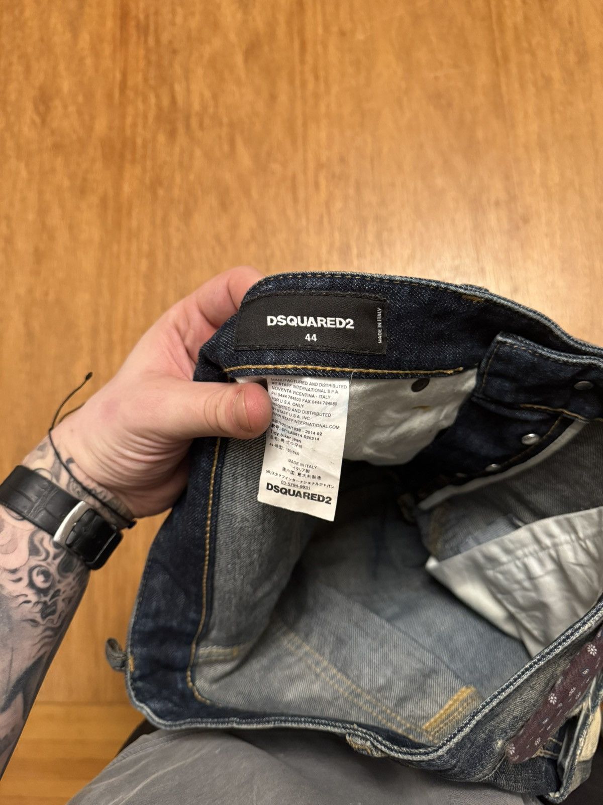 Dsquared2 Dsquared cropped denim, jean Japanese distressing Size US 31 - 6 Thumbnail