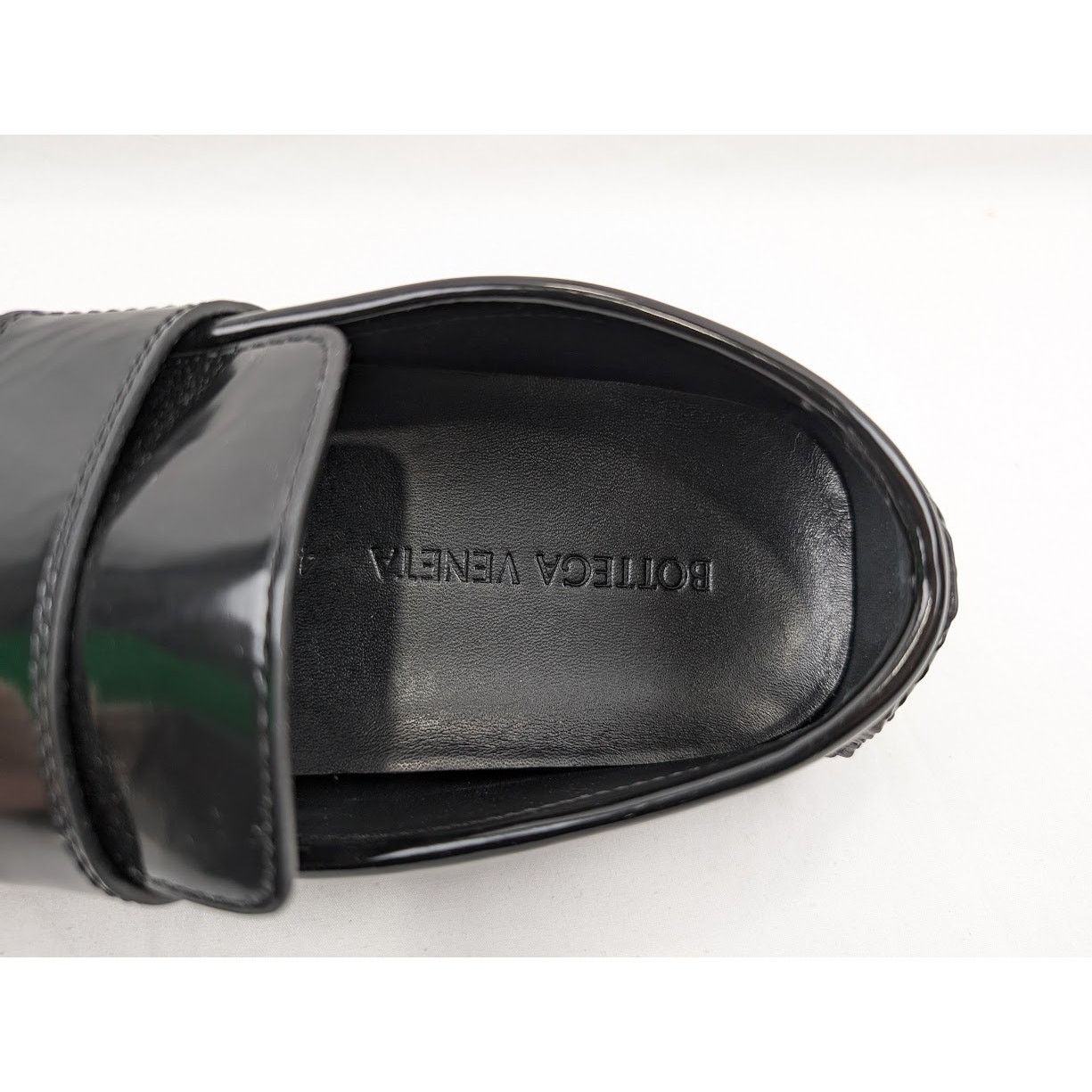 Bottega Veneta o1rshd1 Q:2 / Latex Lux Ride Loafers in Black-Parakeet Size US 8 / EU 41 - 9 Thumbnail