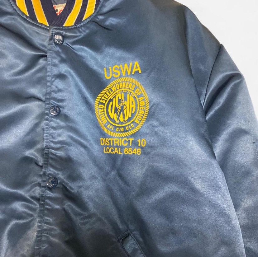 Other Vintage united steel workers of America navy jacket Size US M / EU 48-50 / 2 - 3 Thumbnail