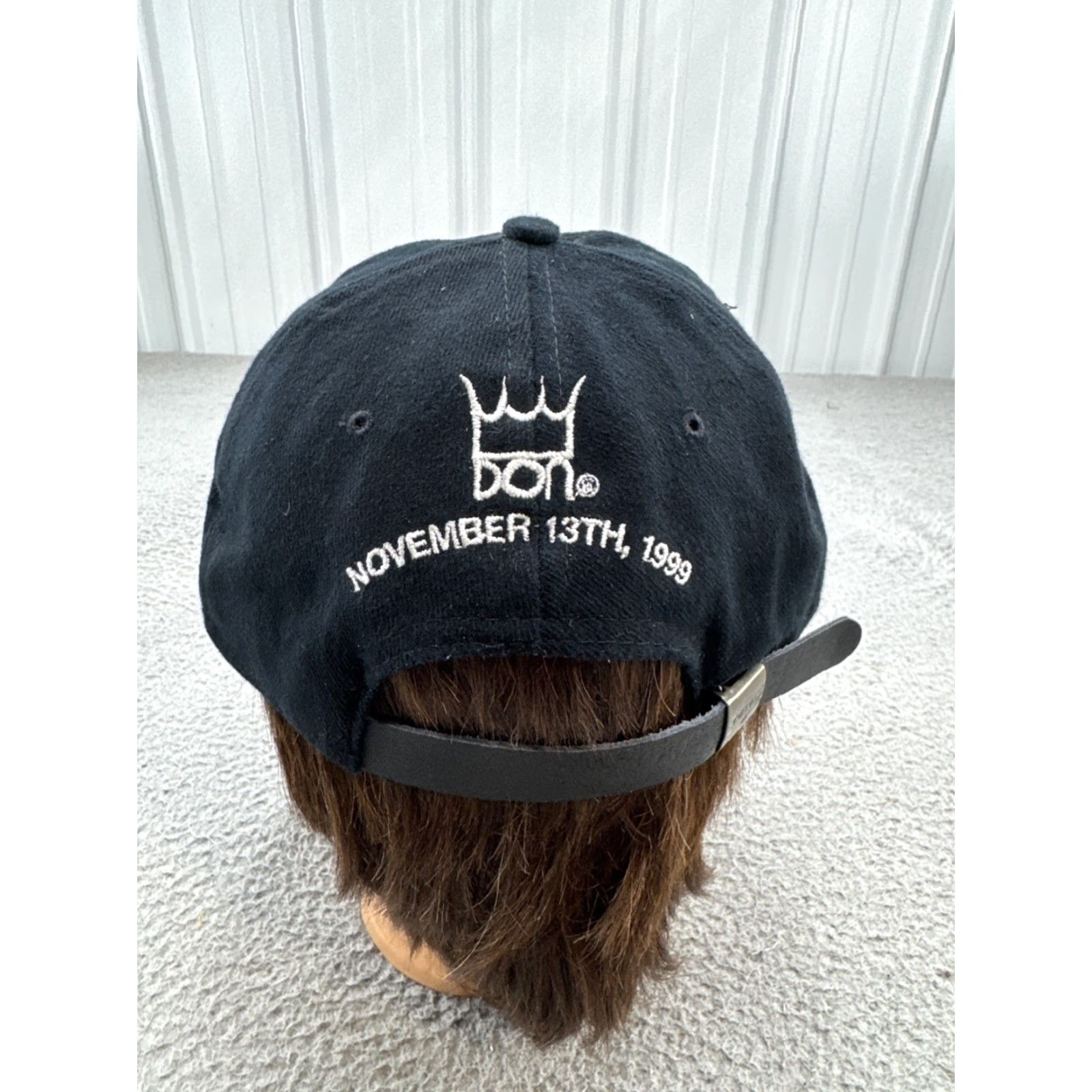 Vintage Nike Hat Cap Men Black Strapback Hat VTG Holyfield Vs Lewis The Search For The Truth? Size ONE SIZE - 4 Thumbnail