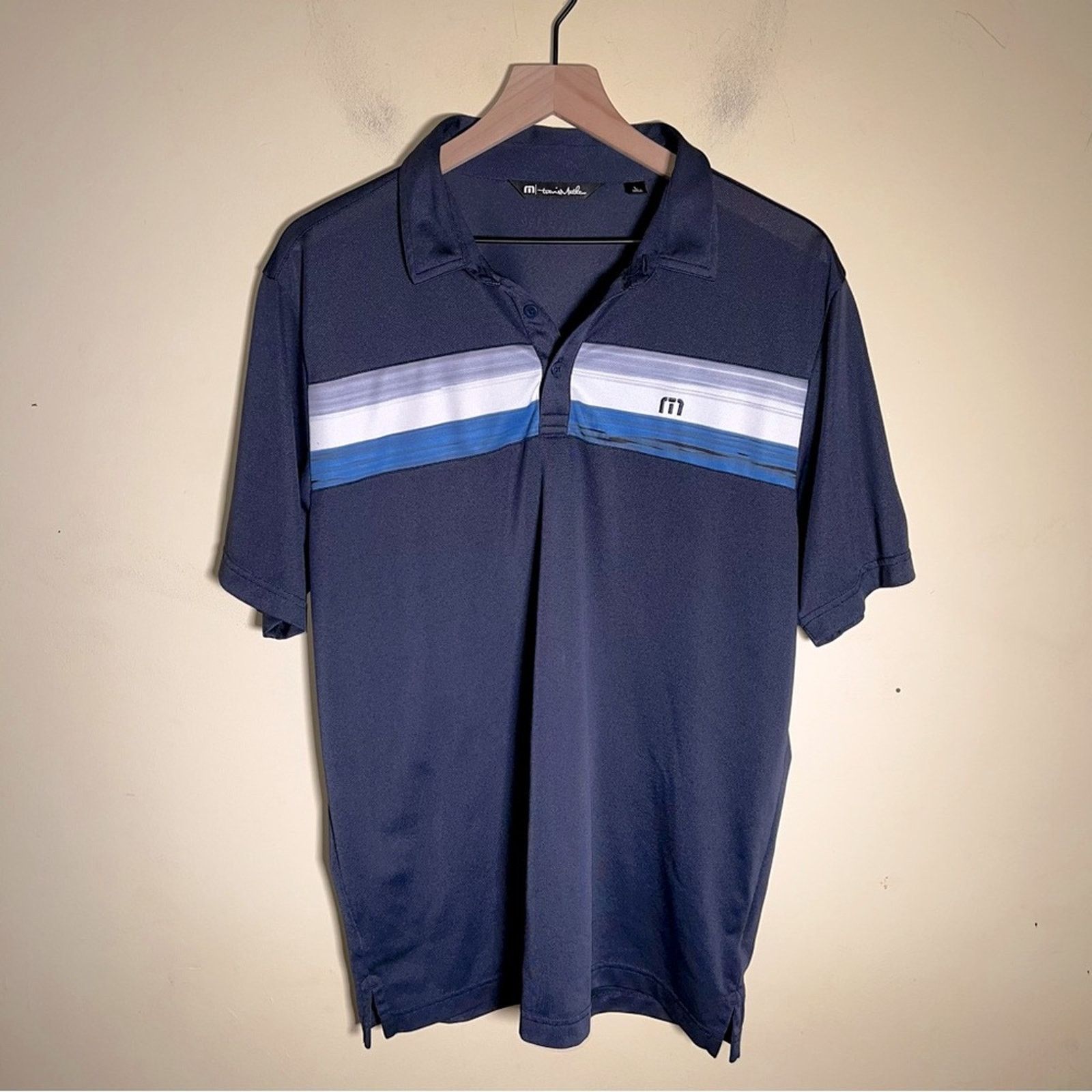TravisMathew TRAVIS MATTHEW lightweight mens golf polo L Size US L / EU 52-54 / 3 - 3 Thumbnail