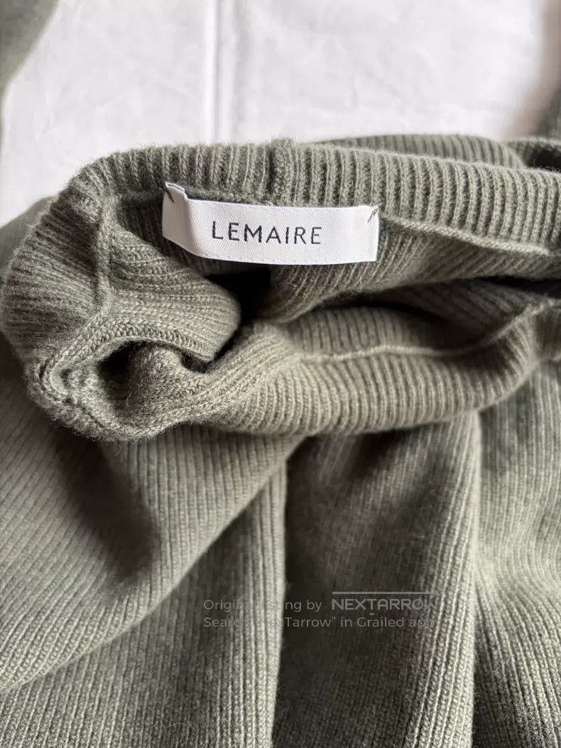 Lemaire LEMAIRE Pale Green Sweater, 100% Wool i Size US S / EU 44-46 / 1 - 5 Thumbnail