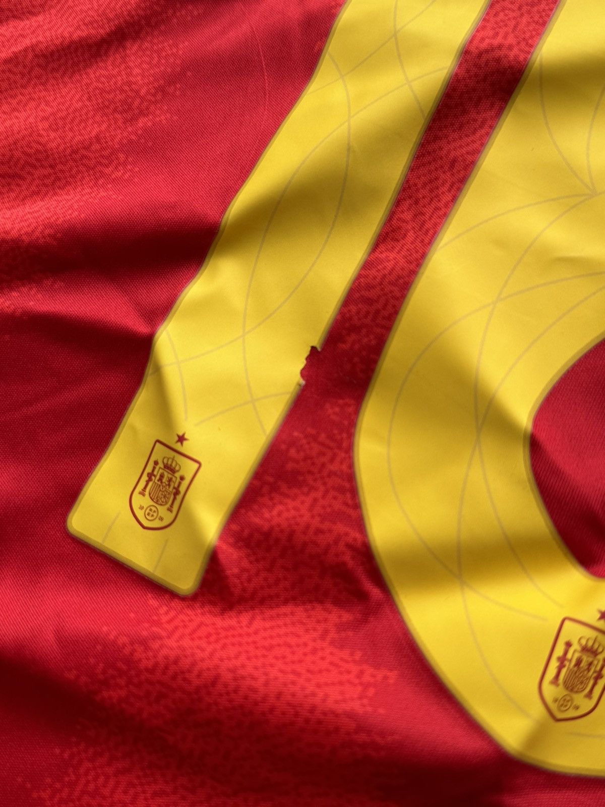 Adidas KIDS New Spain 24/25 Home Rodri Football Jersey T-Shirt Size US XS / EU 42 / 0 - 6 Thumbnail