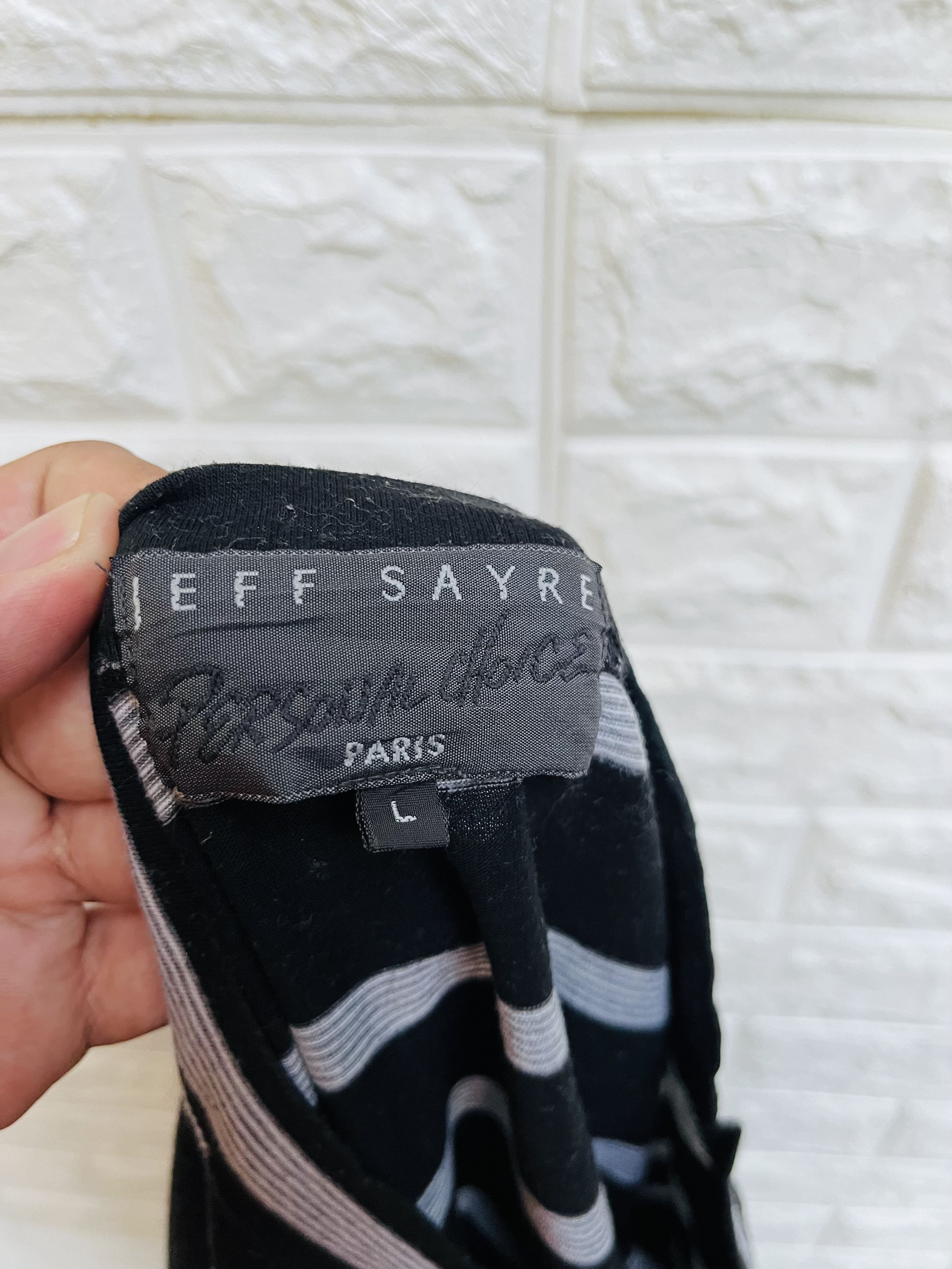 Japanese Brand × Vintage Vintage Jeff Sayre Paris Striped Designer Fashion Style Size US L / EU 52-54 / 3 - 8 Thumbnail