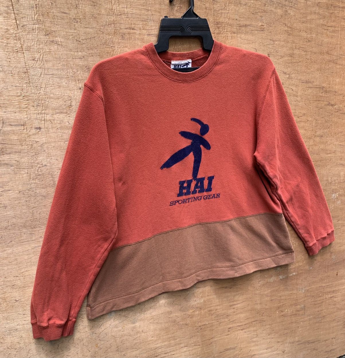 Hai Sporting Gear × Issey Miyake Hai Sporting Gear X Issey Miyake velvet logo Sweatshirt Size L / US 10 / IT 46 - 3 Thumbnail