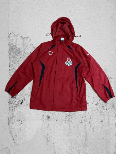 Nike × Vintage Nike Lokomotiv Moscow Terrace Jacket Size US S / EU 44-46 / 1 - 1 Thumbnail