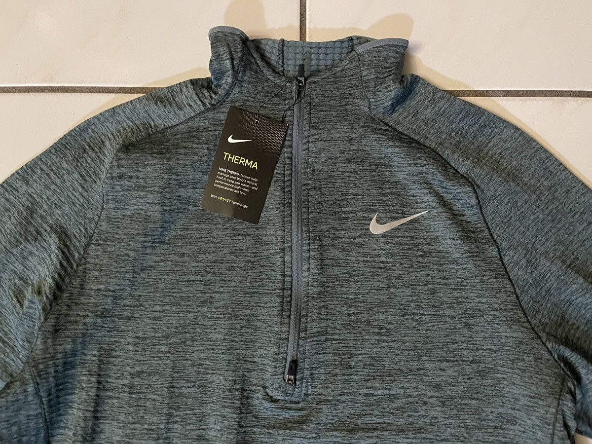Nike Nike Men Sphere Element 1/2 Zip Running Top Gray NWT Medium Size US M / EU 48-50 / 2 - 2 Thumbnail