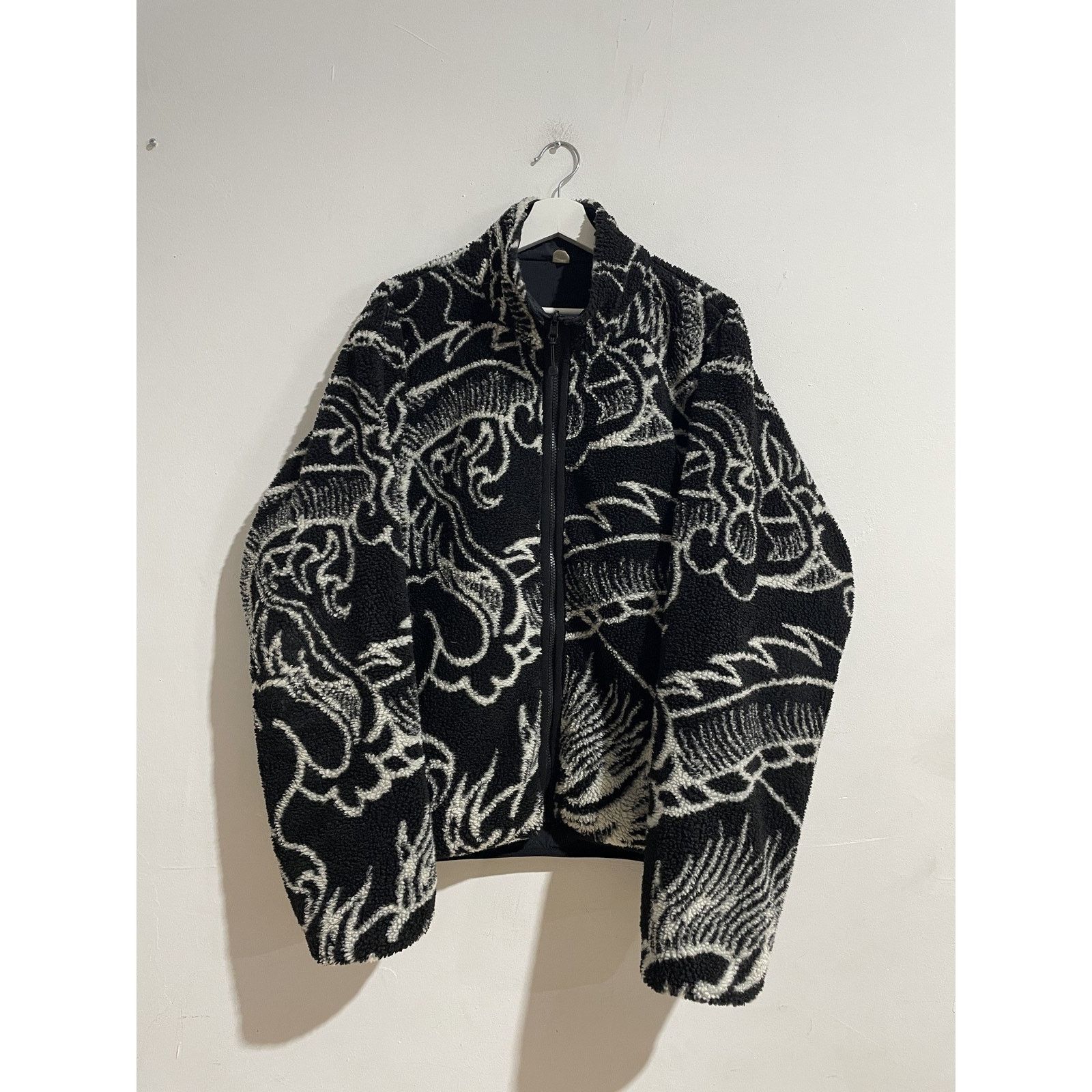 Stussy Stussy club jacket coated cotton brown sz large | Grailed