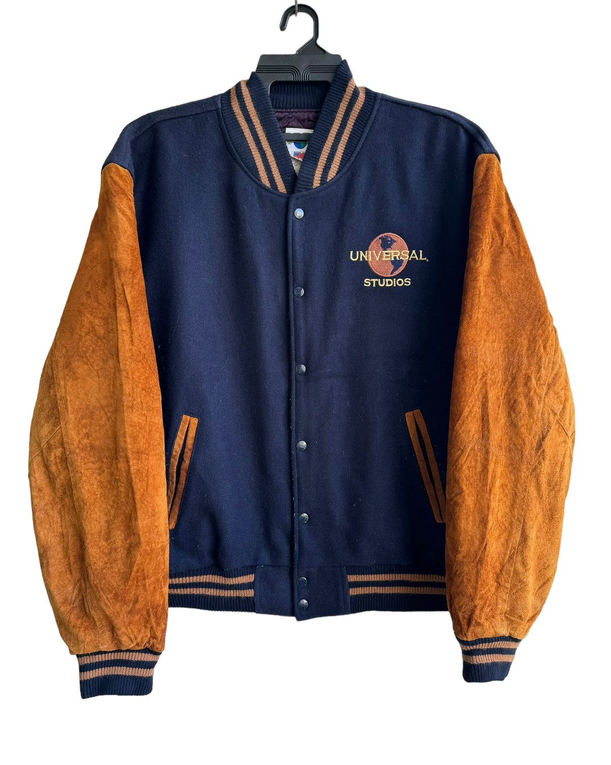 Universal Studios × Vintage Vintage Universal Studio Varsity Jacket Size US XL / EU 56 / 4 - 4 Thumbnail