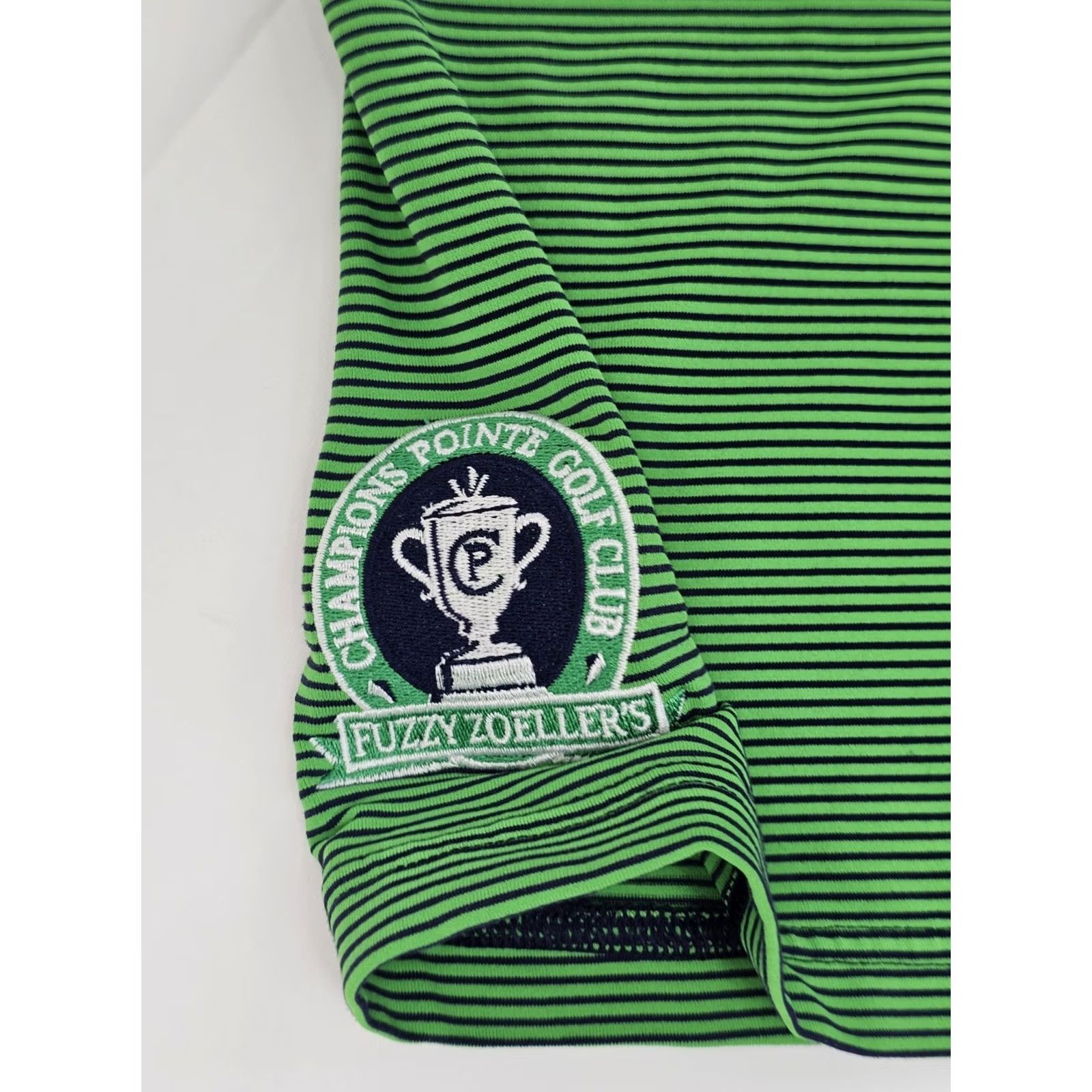 Under Armour Under Armour HeatGear Polo Shirt Men XL Green Striped Loose Fit Short Sleeve Golf polo Shirt Mens XL Size US XL / EU 56 / 4 - 2 Thumbnail