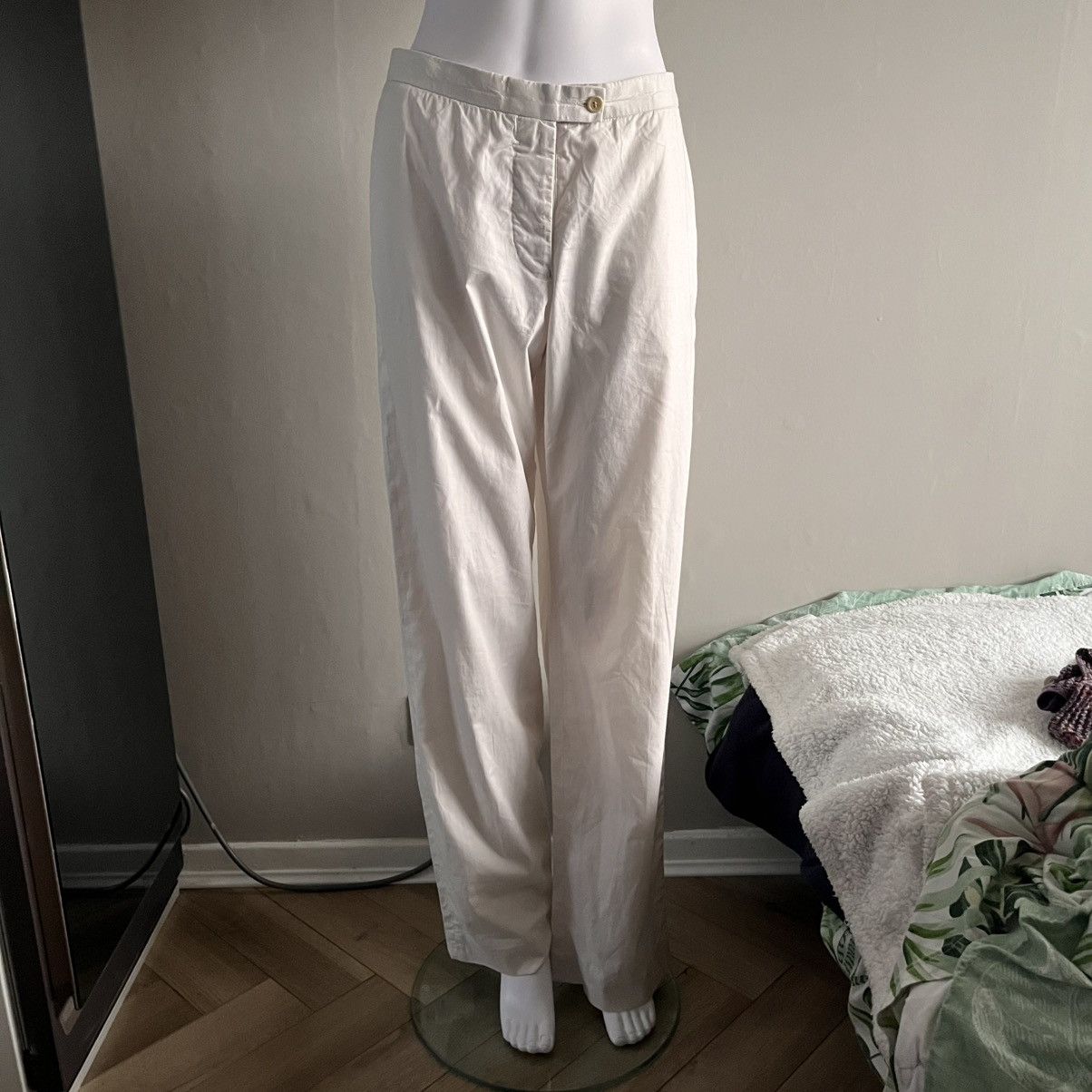 Helmut Lang Helmut Lang Vintage Archive Early 90s Cream Trousers Size 28" / US 6 / IT 42 - 5 Thumbnail