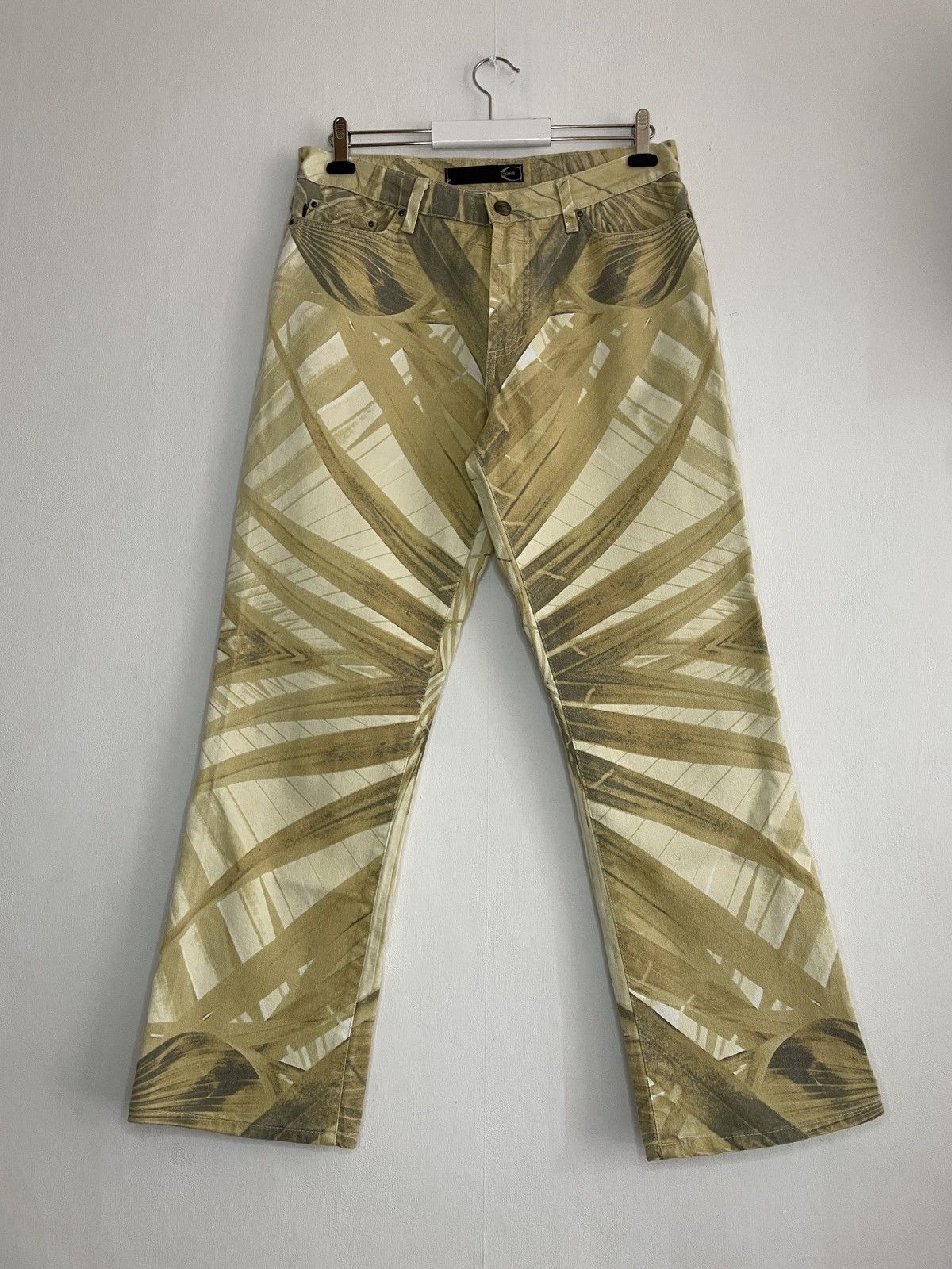 Just Cavalli Just Cavalli 00’s Geometric Printed Archive Denim Size US 30 / EU 46 - 1 Thumbnail