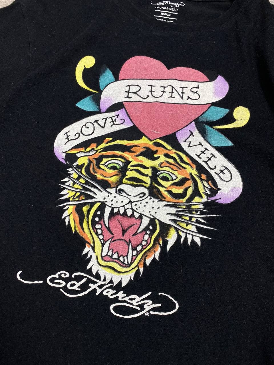 Ed Hardy Y2k ed Hardy black t shirt Size M / US 6-8 / IT 42-44 - 2 Thumbnail