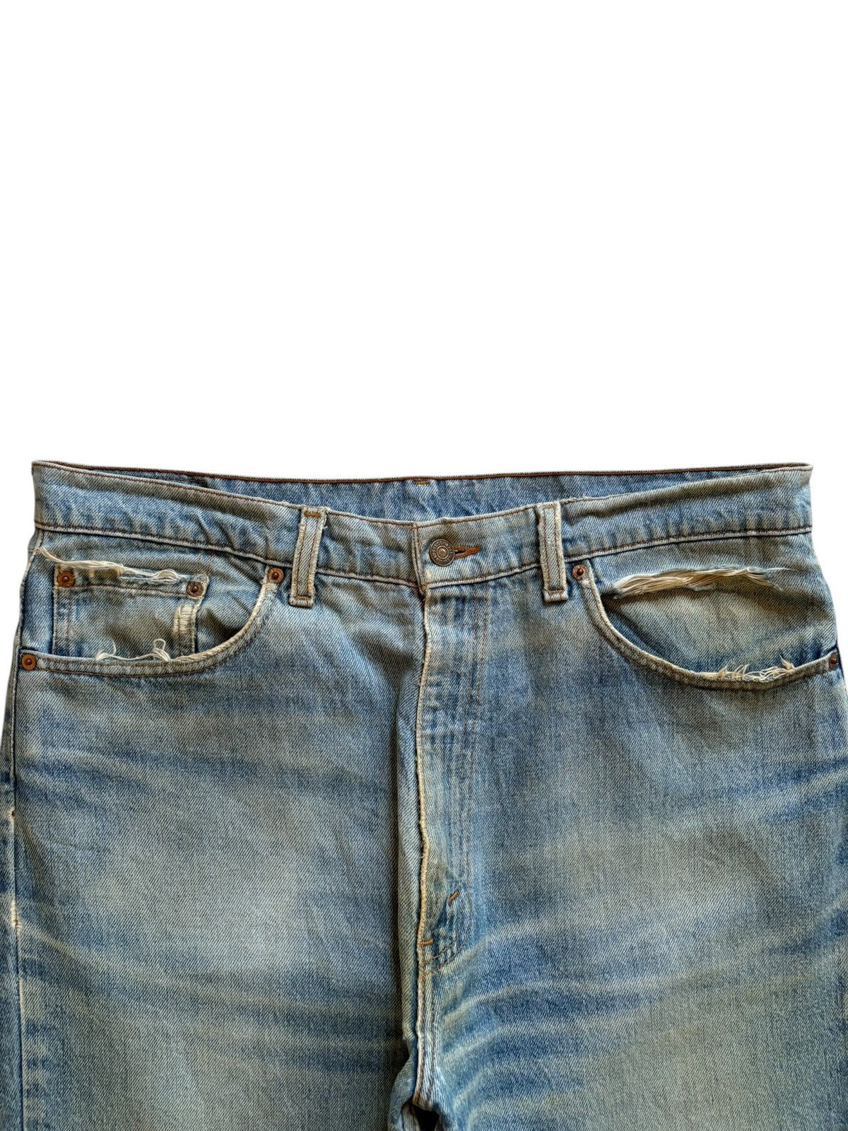 Levi's Vintage 90s Levis Mud Wash Distressed Baggy Jeans Size US 36 / EU 52 - 4 Thumbnail