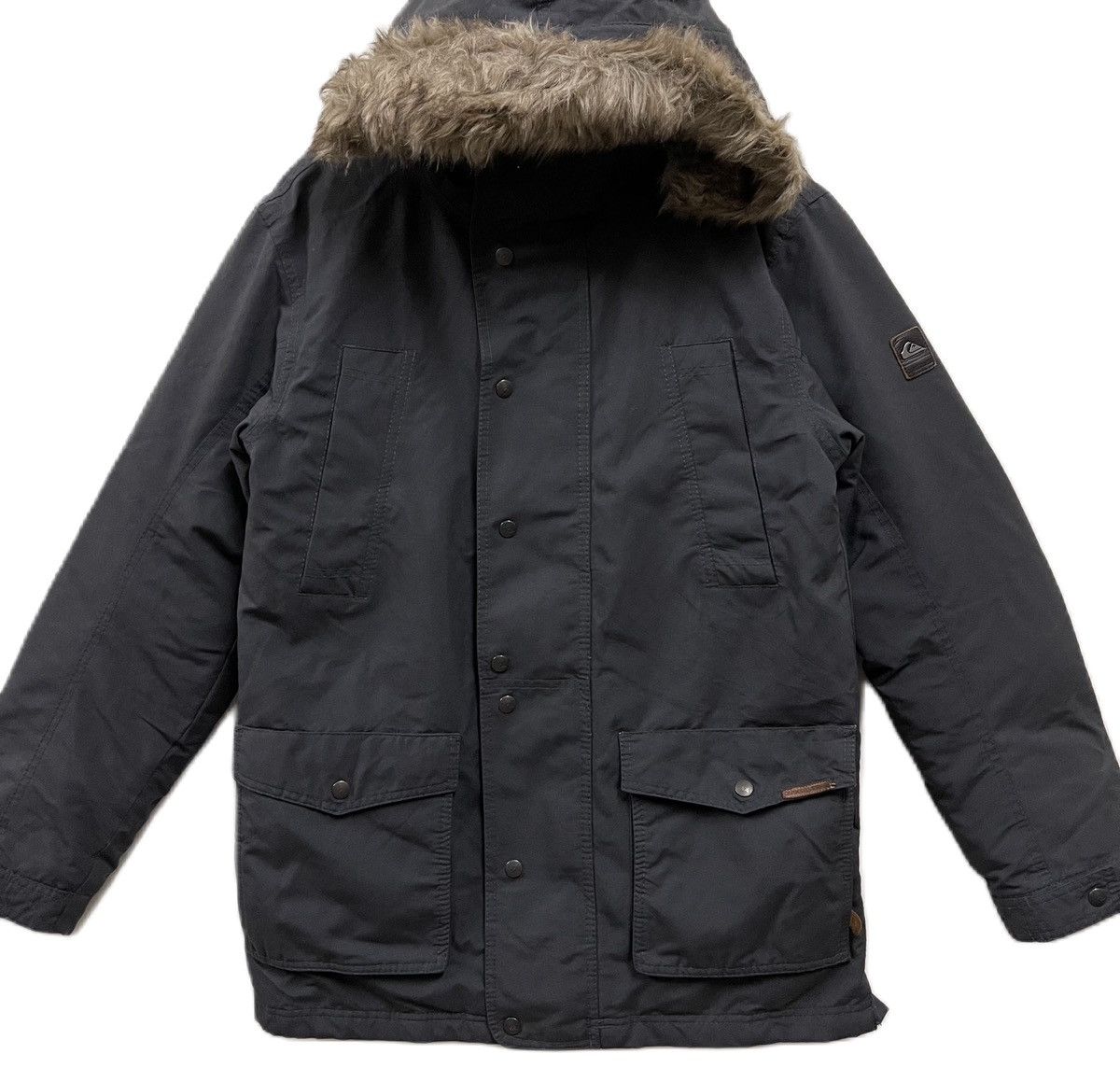 Quiksilver Quiksilver Jacket Puffer Fur Hoodie Size US L / EU 52-54 / 3 - 4 Thumbnail